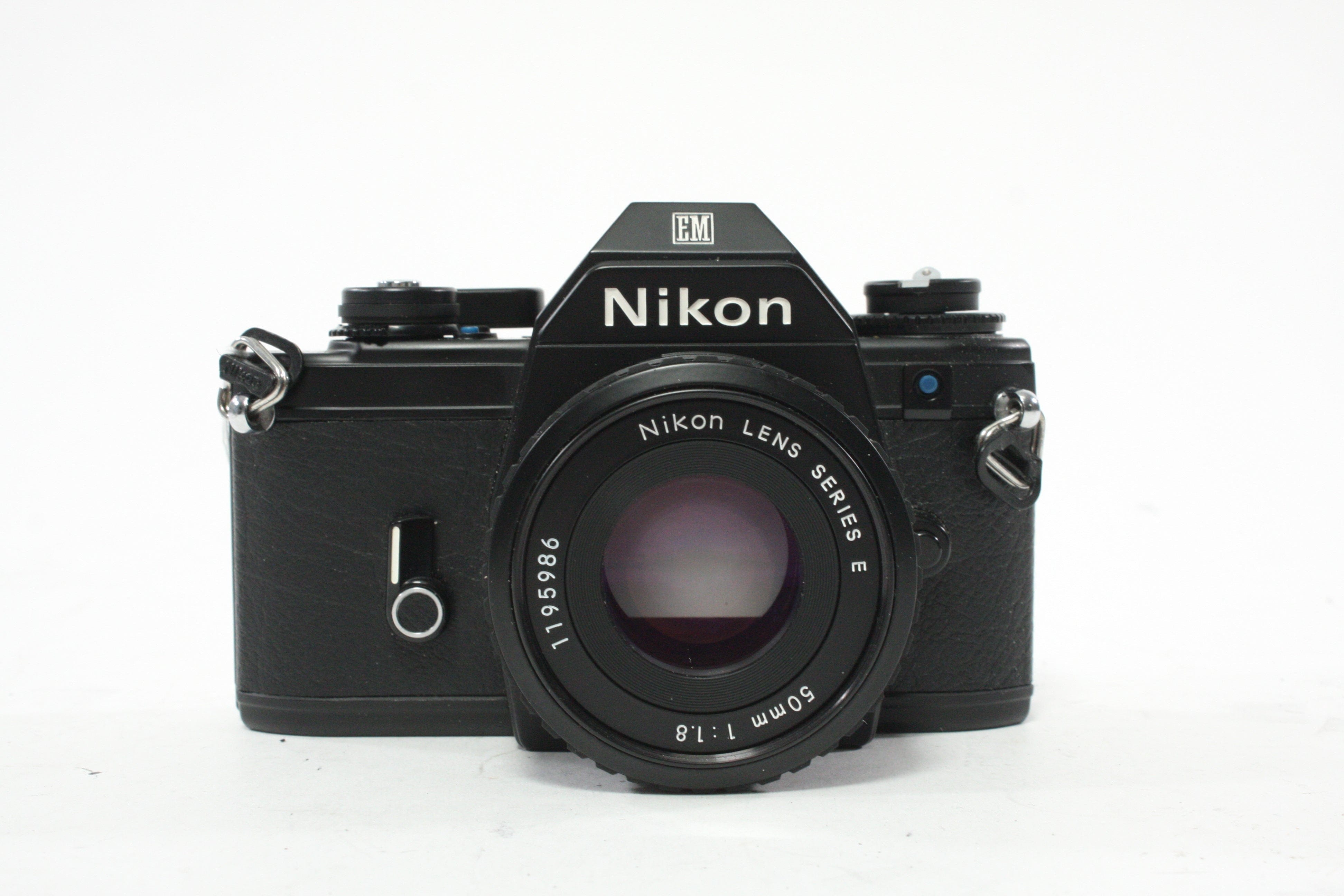 Nikon EM 35mm SLR Camera with 50mm 1.8 Series E Lens AS-IS