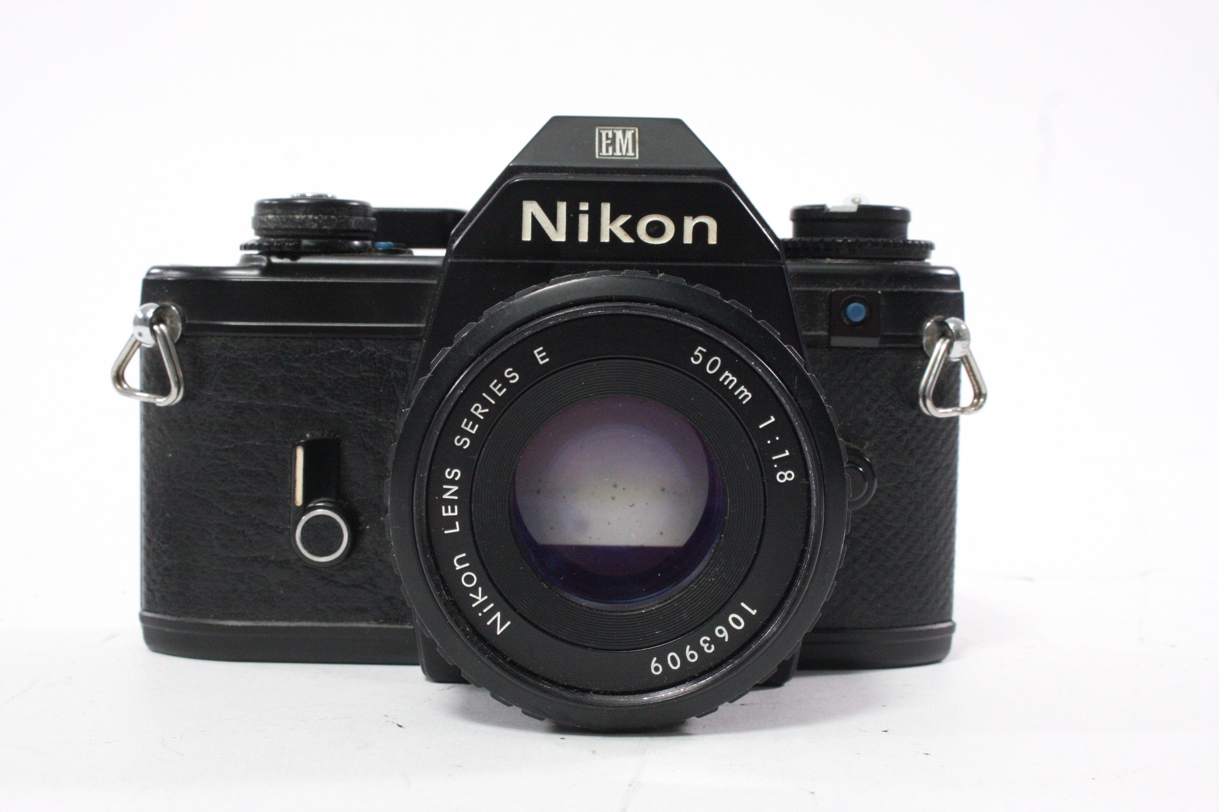 Nikon EM 35mm SLR Camera with 50mm f/1.8 E Series Lens