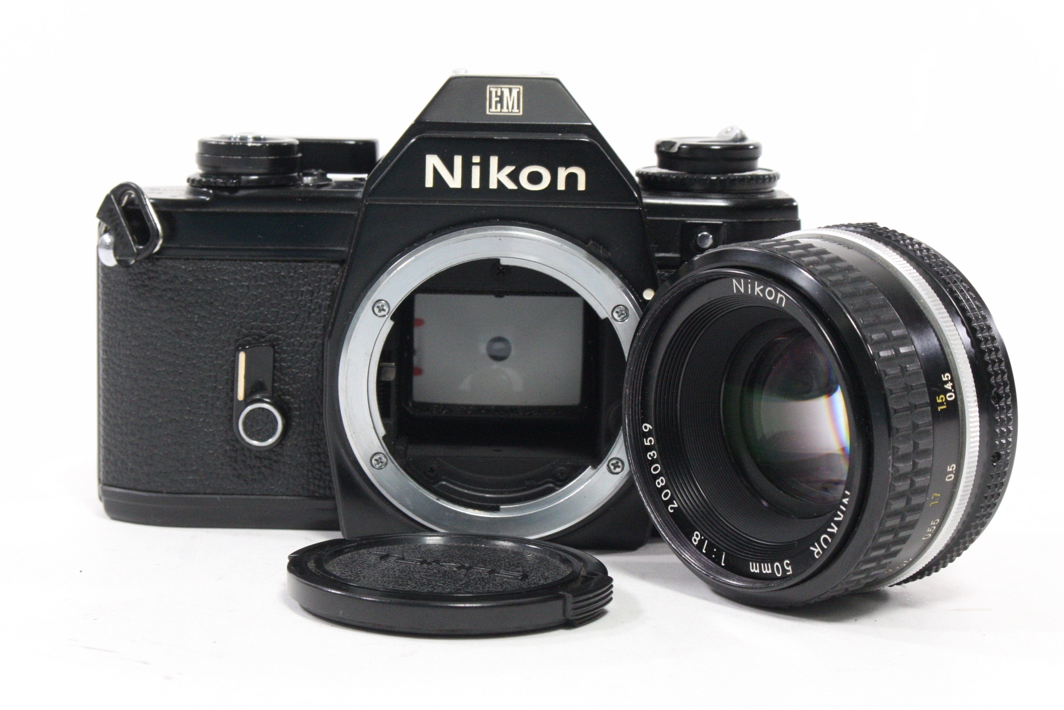 Nikon EM 35mm SLR Camera with 50mm f/1.8 Lens