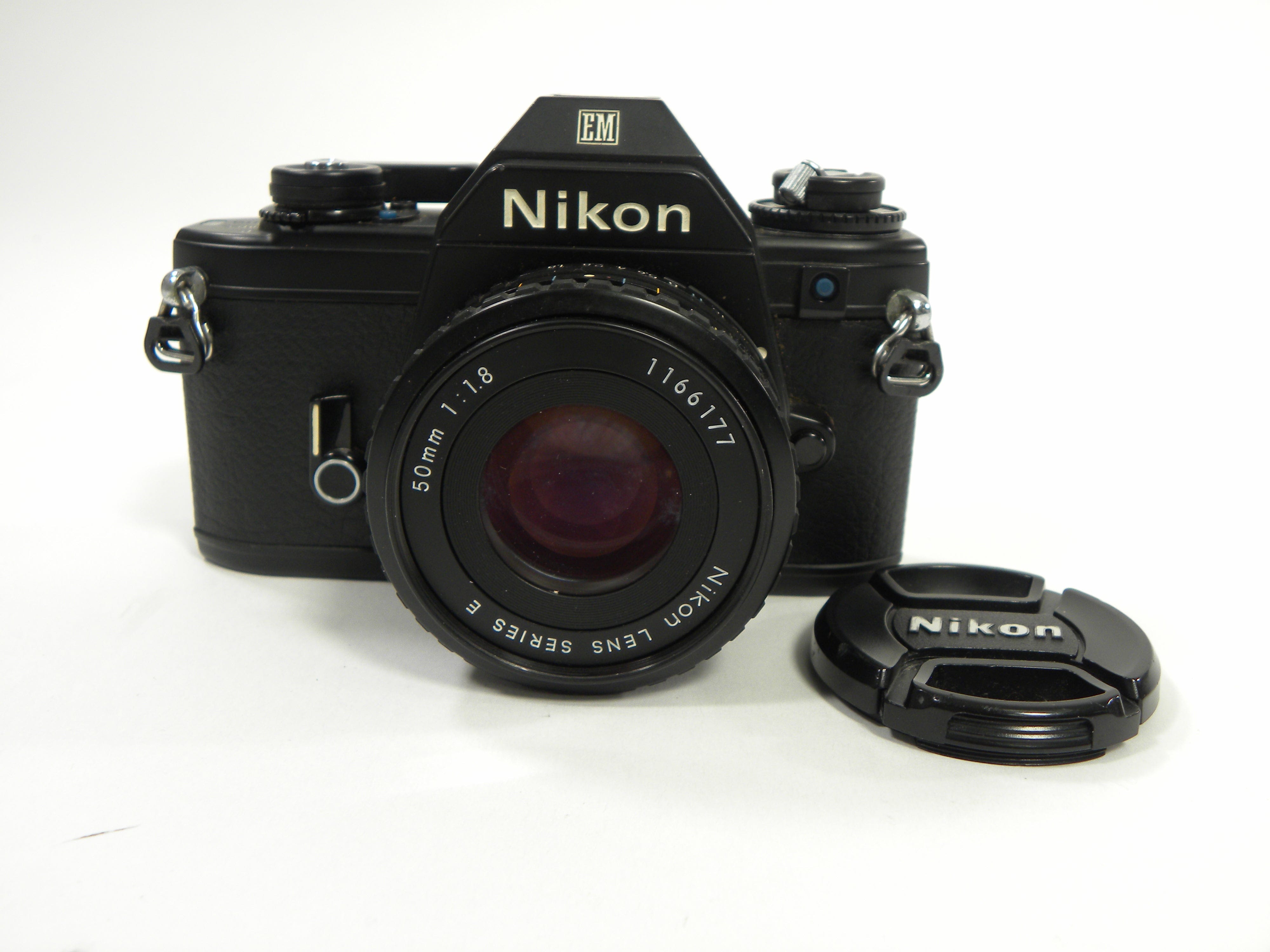 Nikon EM 35mm SLR w/50mm f1.8 AS IS! READ