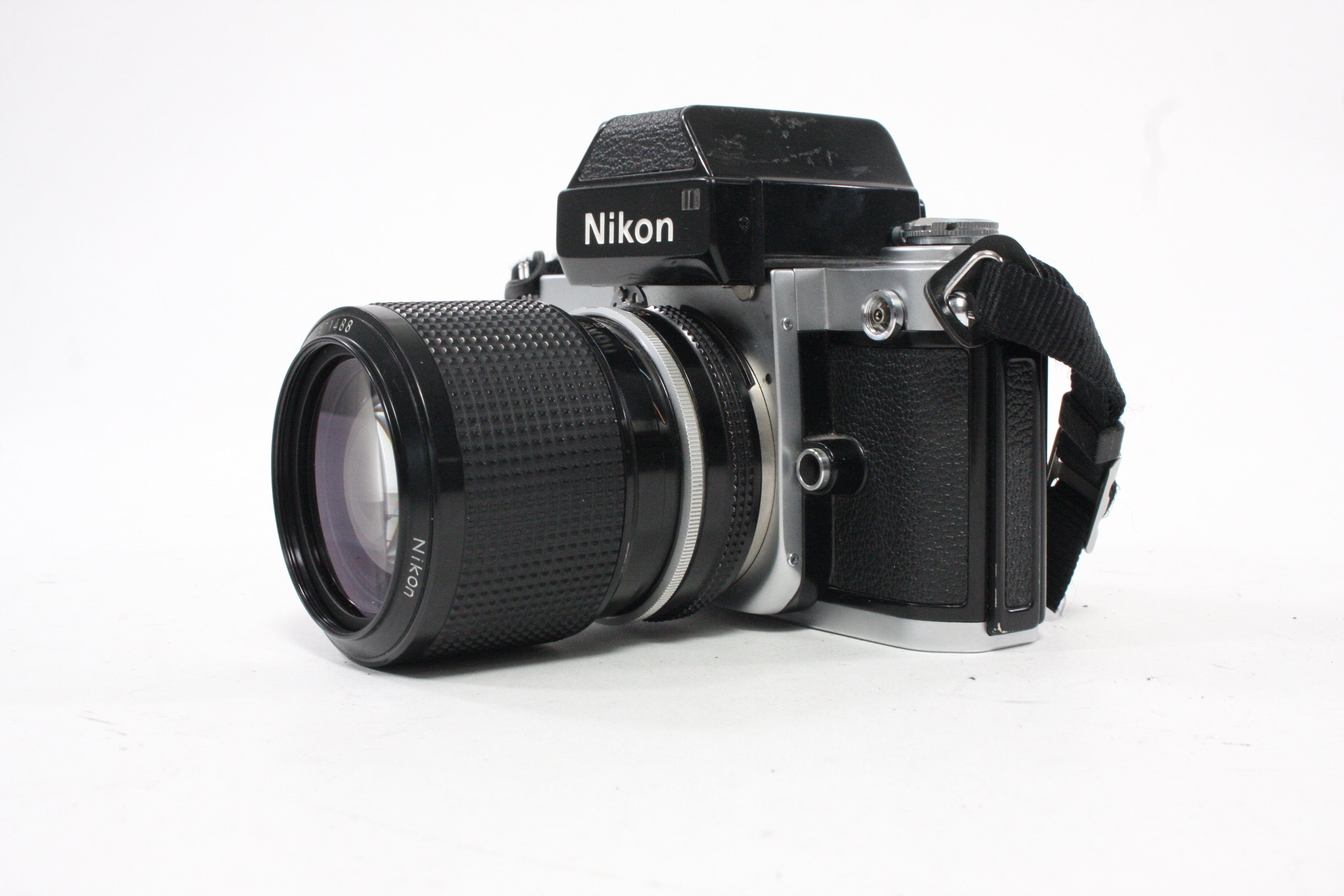 Nikon F2 35mm SLR Camera with 43-86mm f/3.5 Zoom Lens and AP-1 Finder