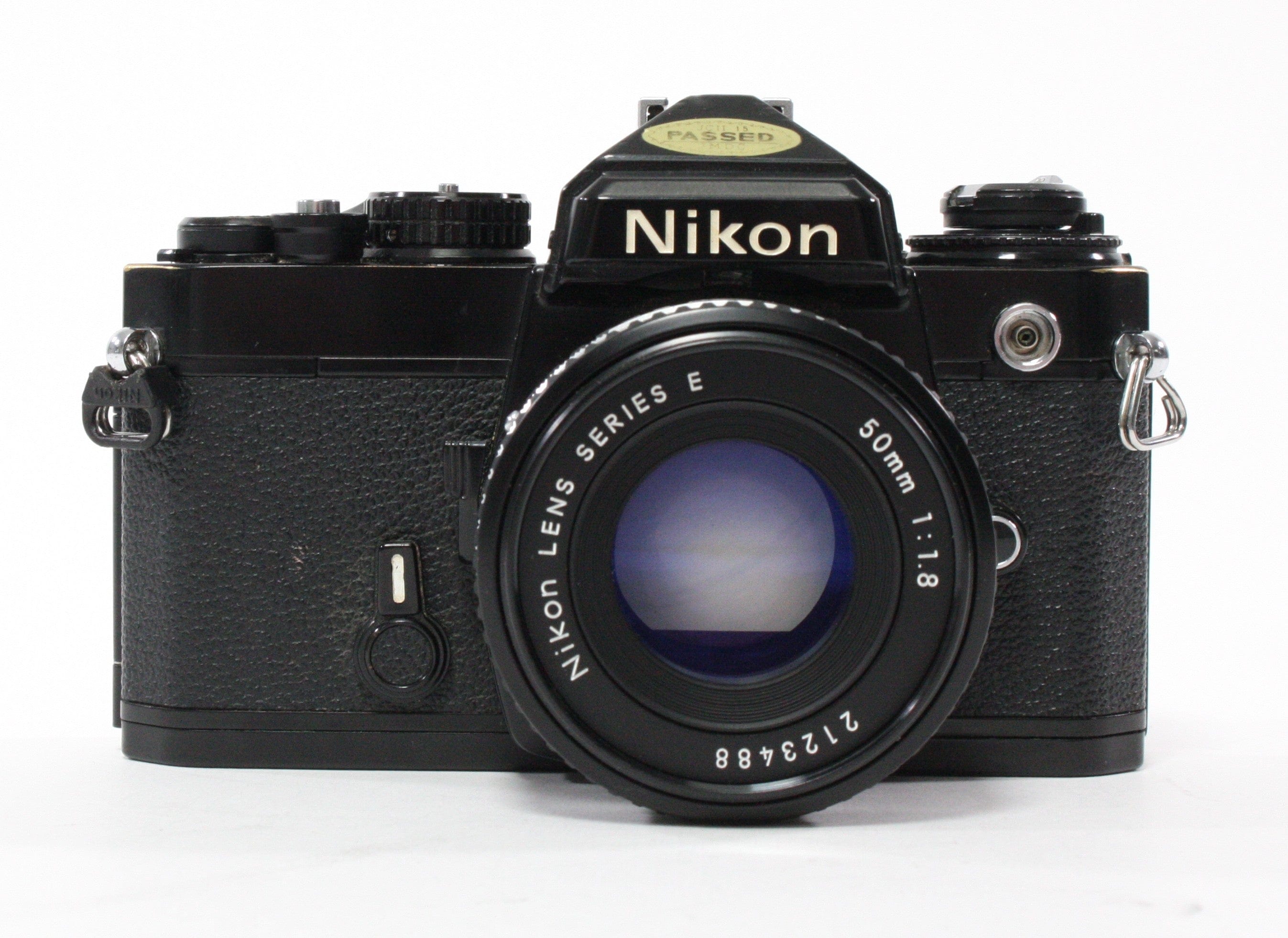 Nikon FE Black Body with E-Series 50mm f/1.8 Lens REFURBISHED
