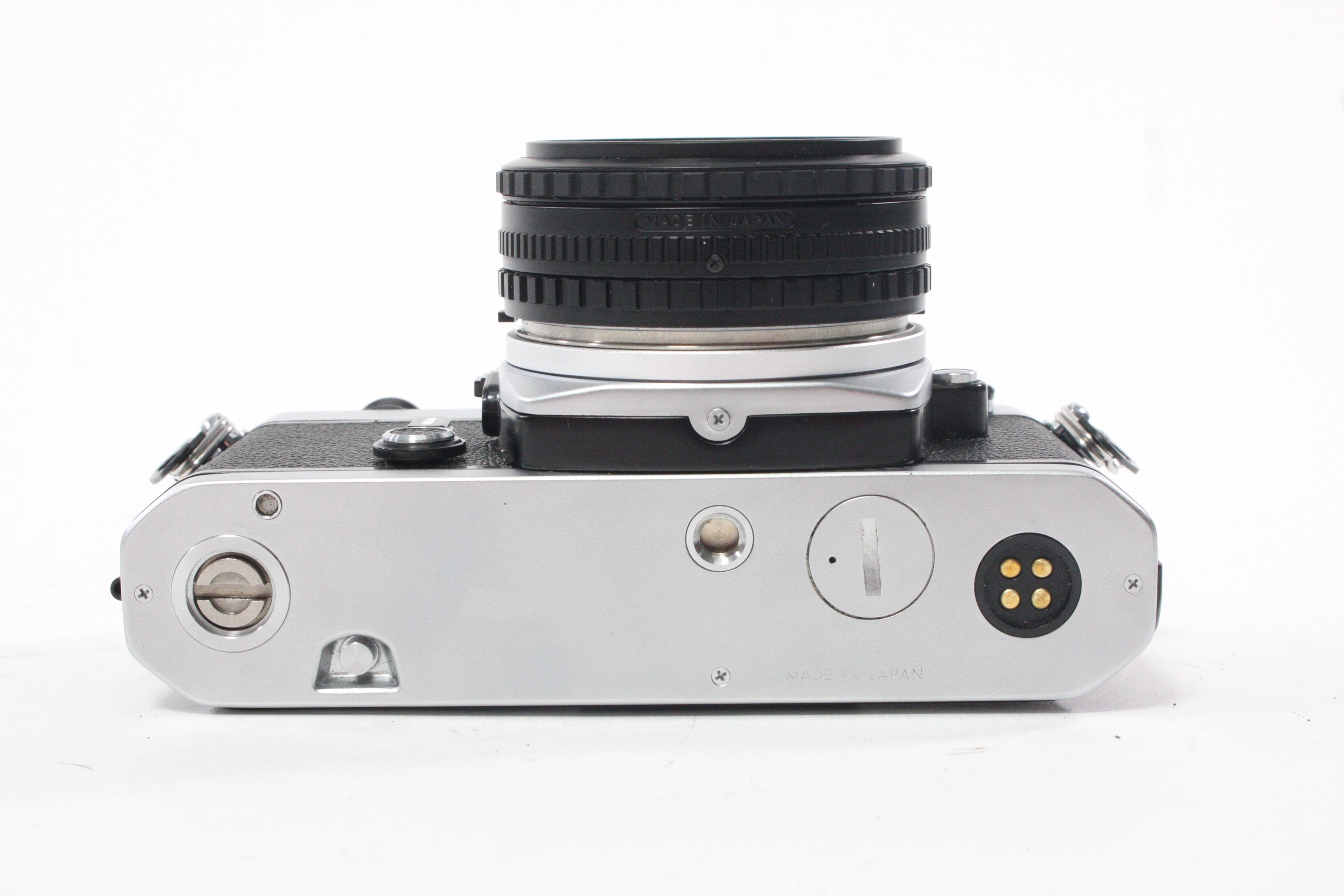 Nikon FE Chrome 35mm SLR Camera with 50mm f/1.8 Lens