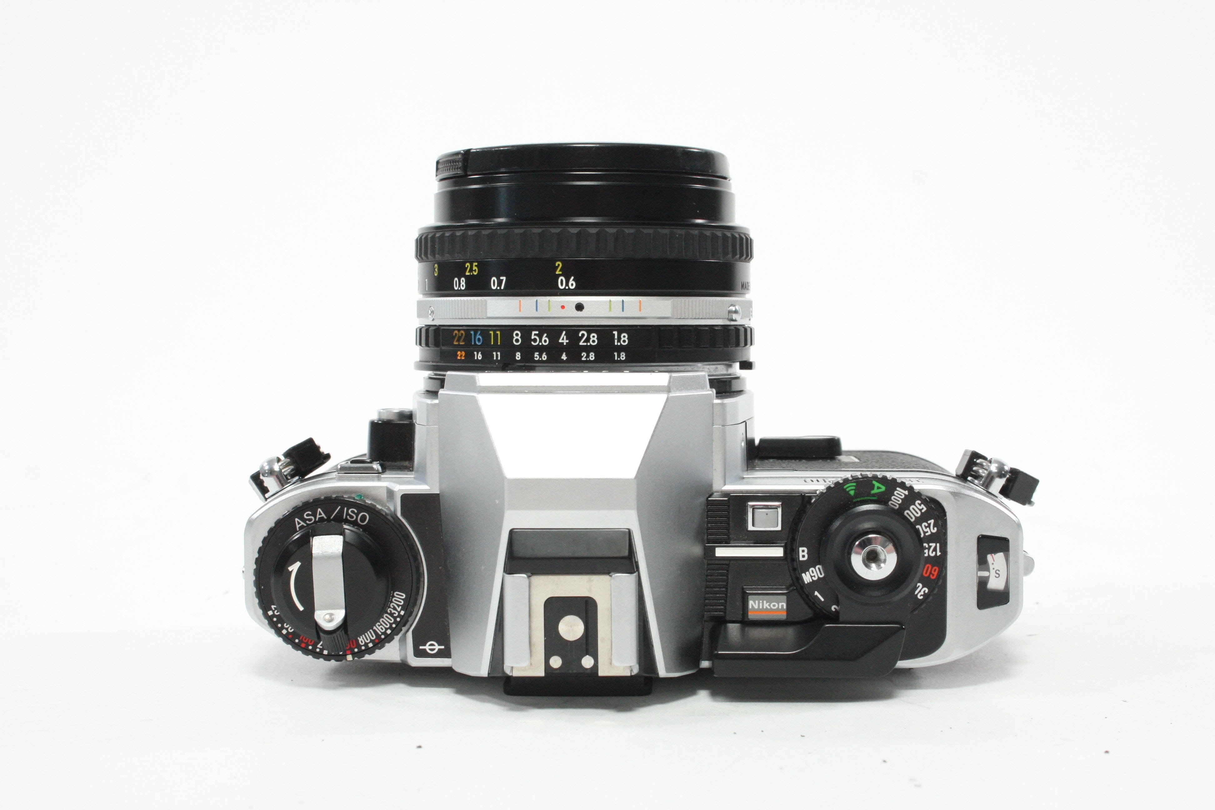 Nikon FG-20 35mm SLR Camera with 50mm f/1.8 E Series F-Mount Lens