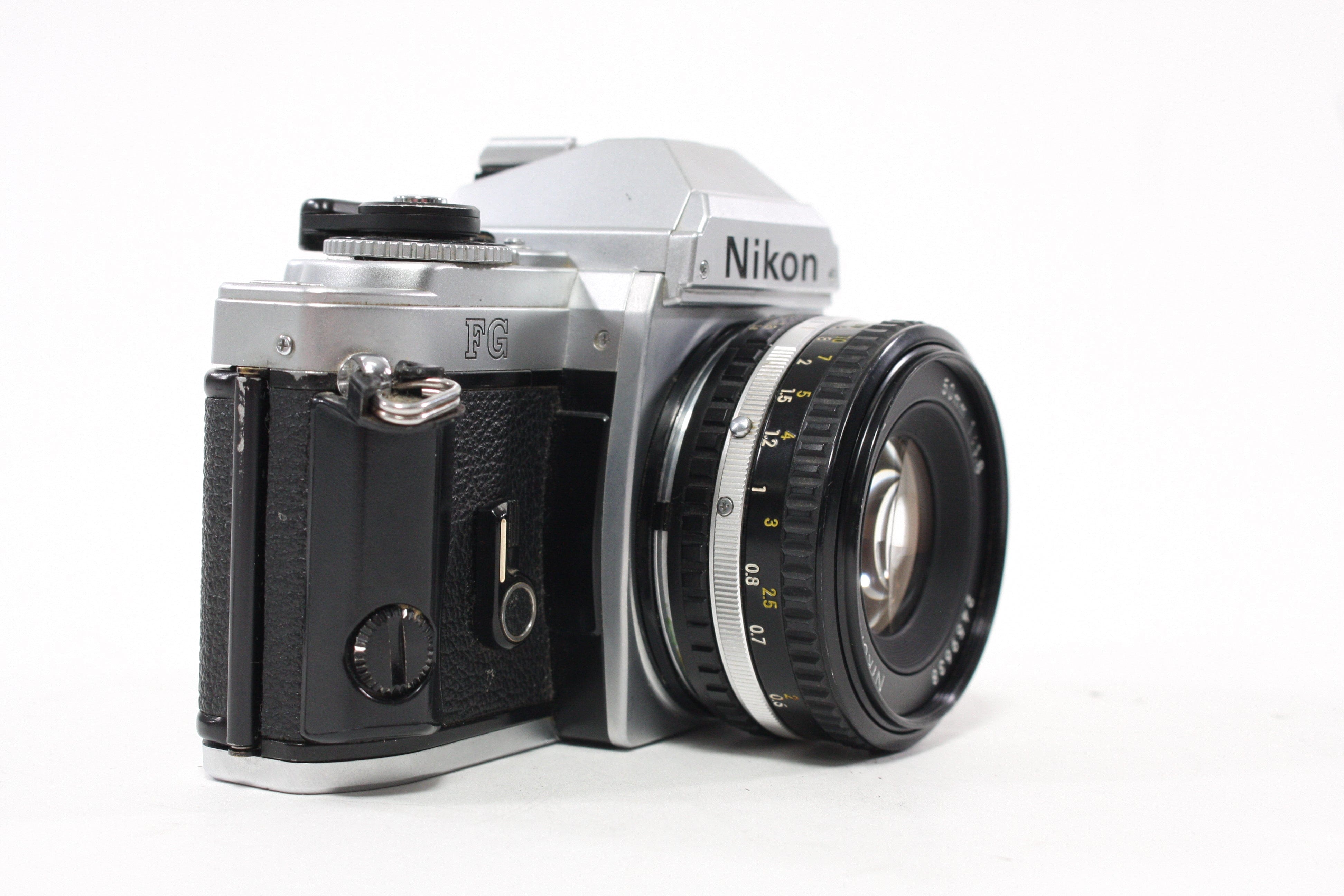 Nikon FG 35mm SLR Camera with 50mm f/1.8 Lens