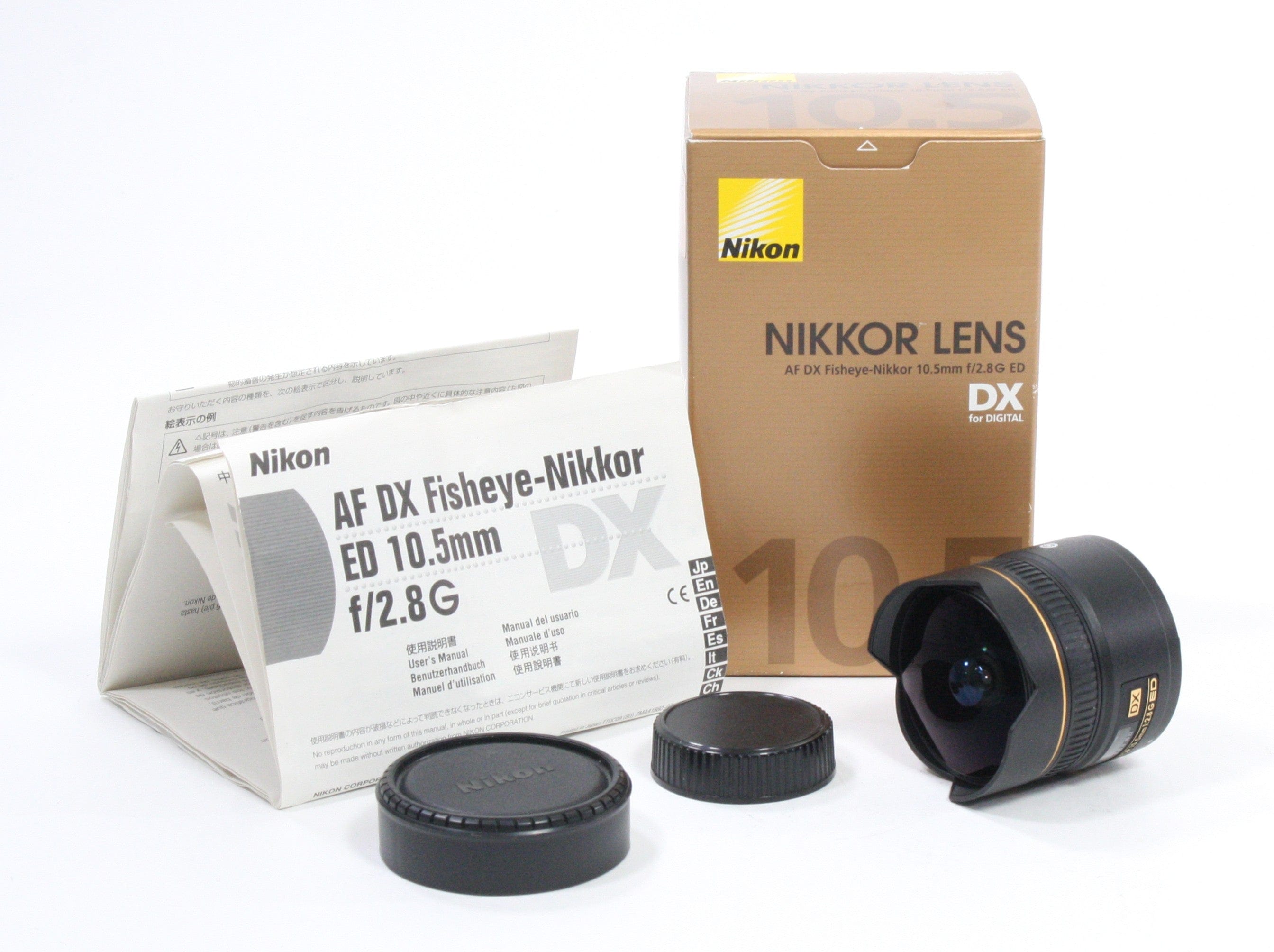Nikon Fisheye 10.5mm f/2.8G AF DX ED Lens for Nikon F