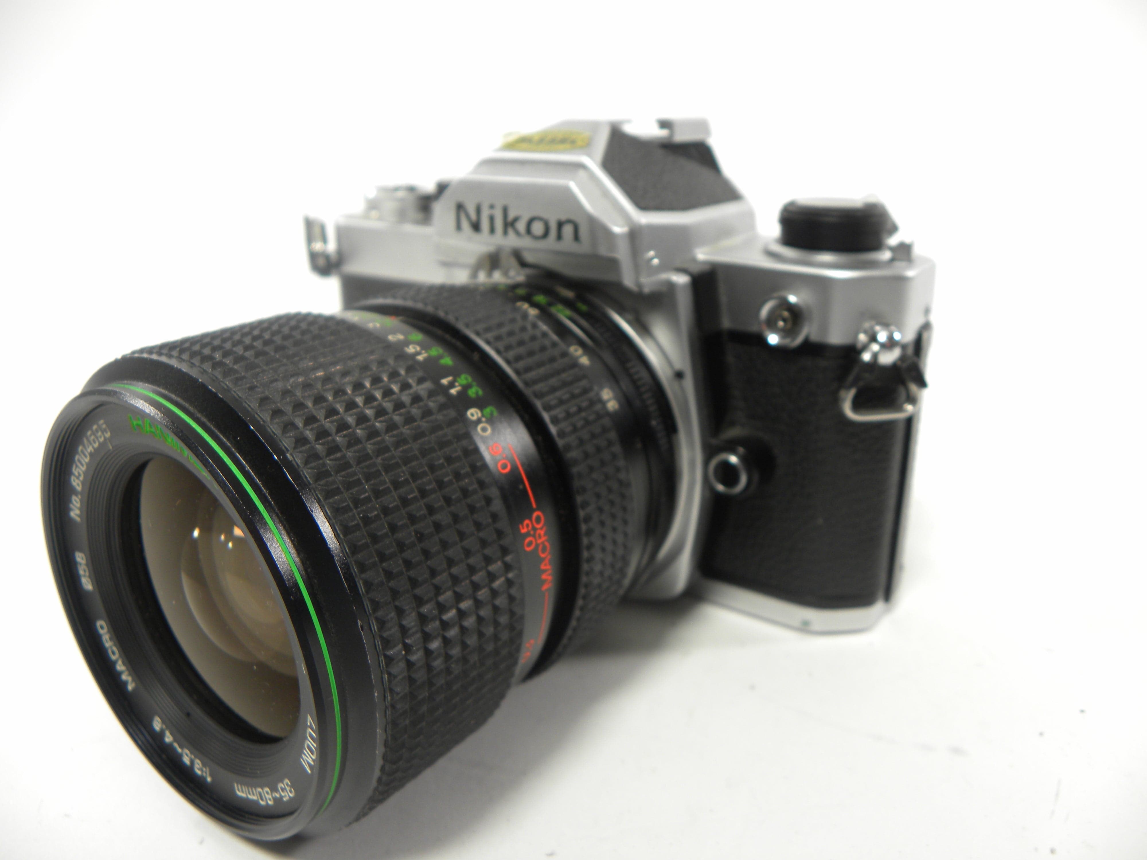 Nikon FM 35mm SLR w/Hanimex MC Auto Zoom 35-80mm f3.5-4.8
