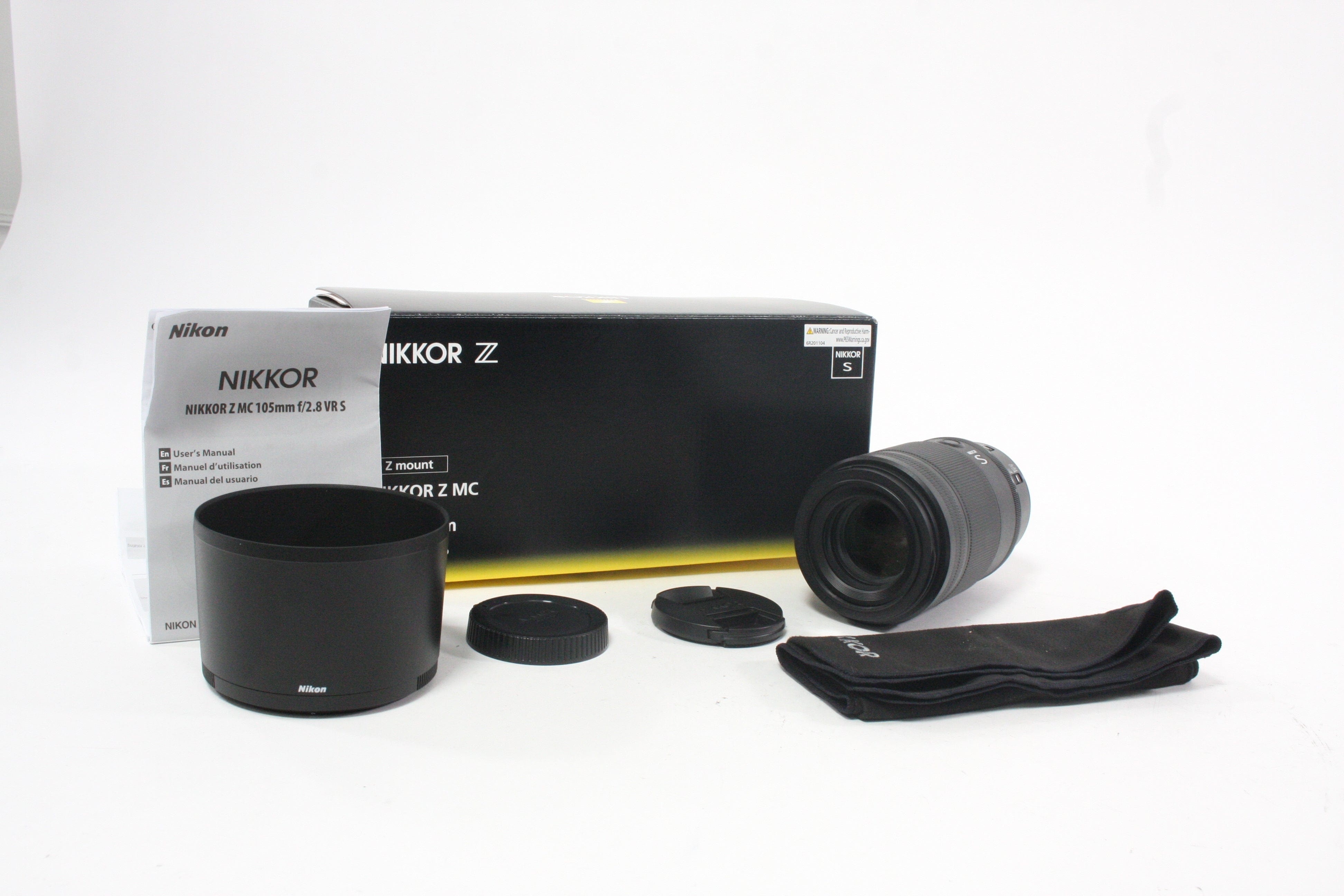 Nikon Z 105mm f/2.8 VR S Lens for Nikon Z Mount