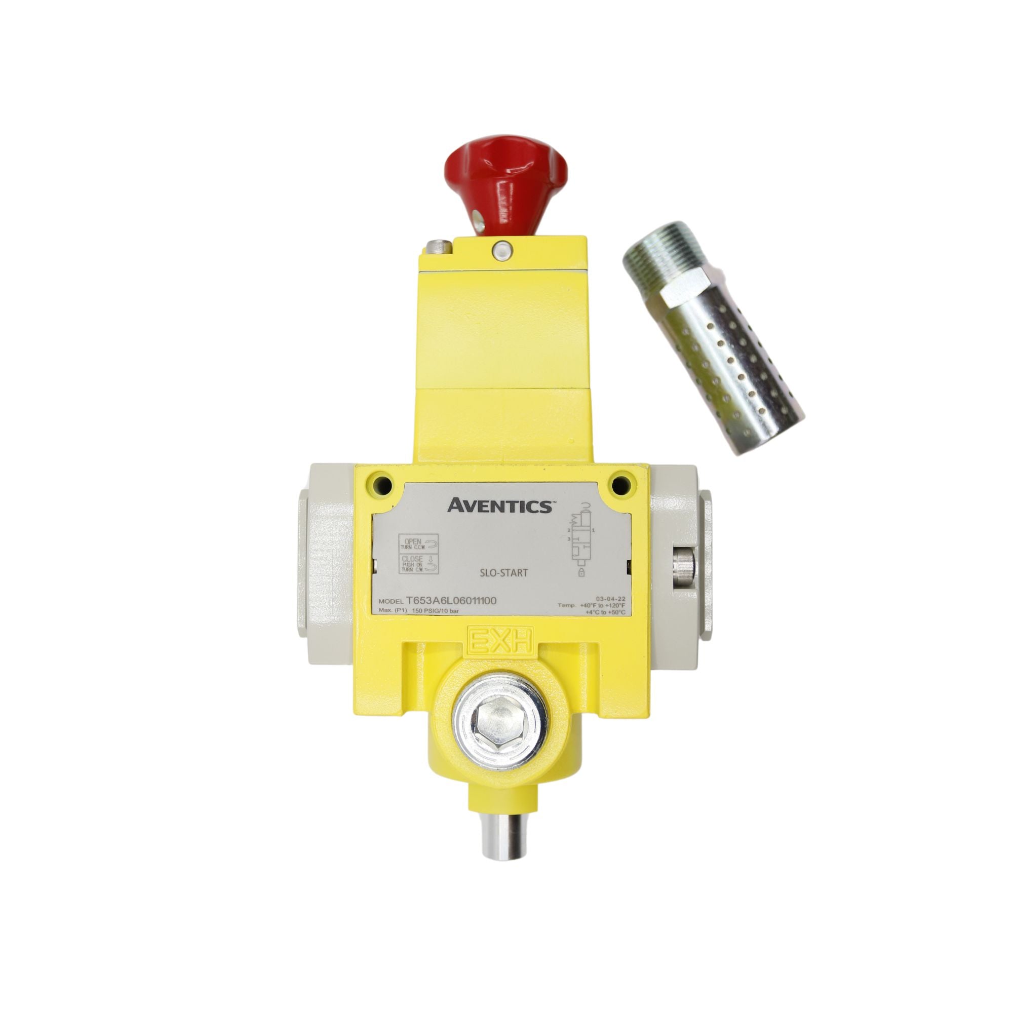 Numatics | Aventics Solenoid-Start Quick Exhaust Lockout Valve 653 Series 1 in NPT | T653A6L06011100