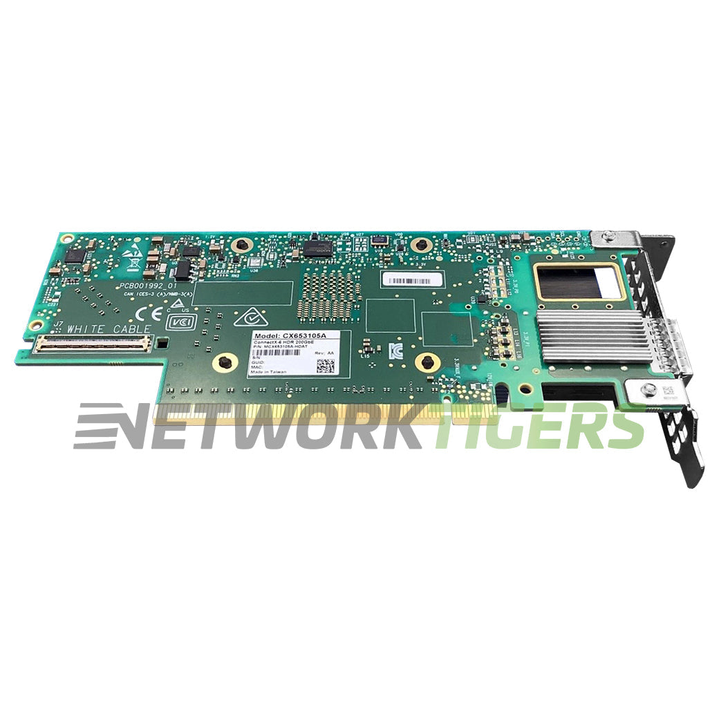 NEW nVidia Mellanox MCX653105A-HDAT 1x 200GB QSFP56 PCIe3.0/4.0 x16 NIC