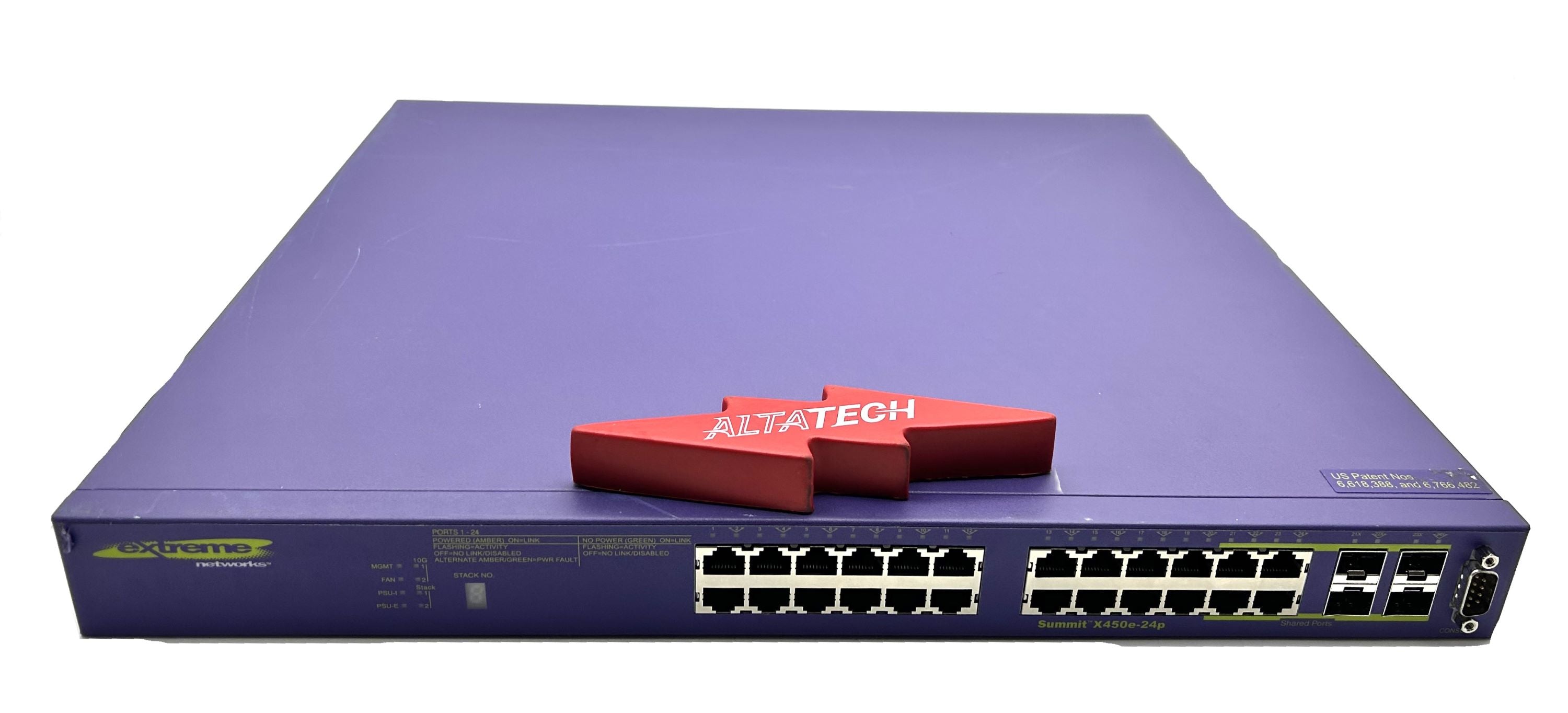 The 16142 SUMMIT X450E-24P - 16142 SWITCH, EDGE LIC
