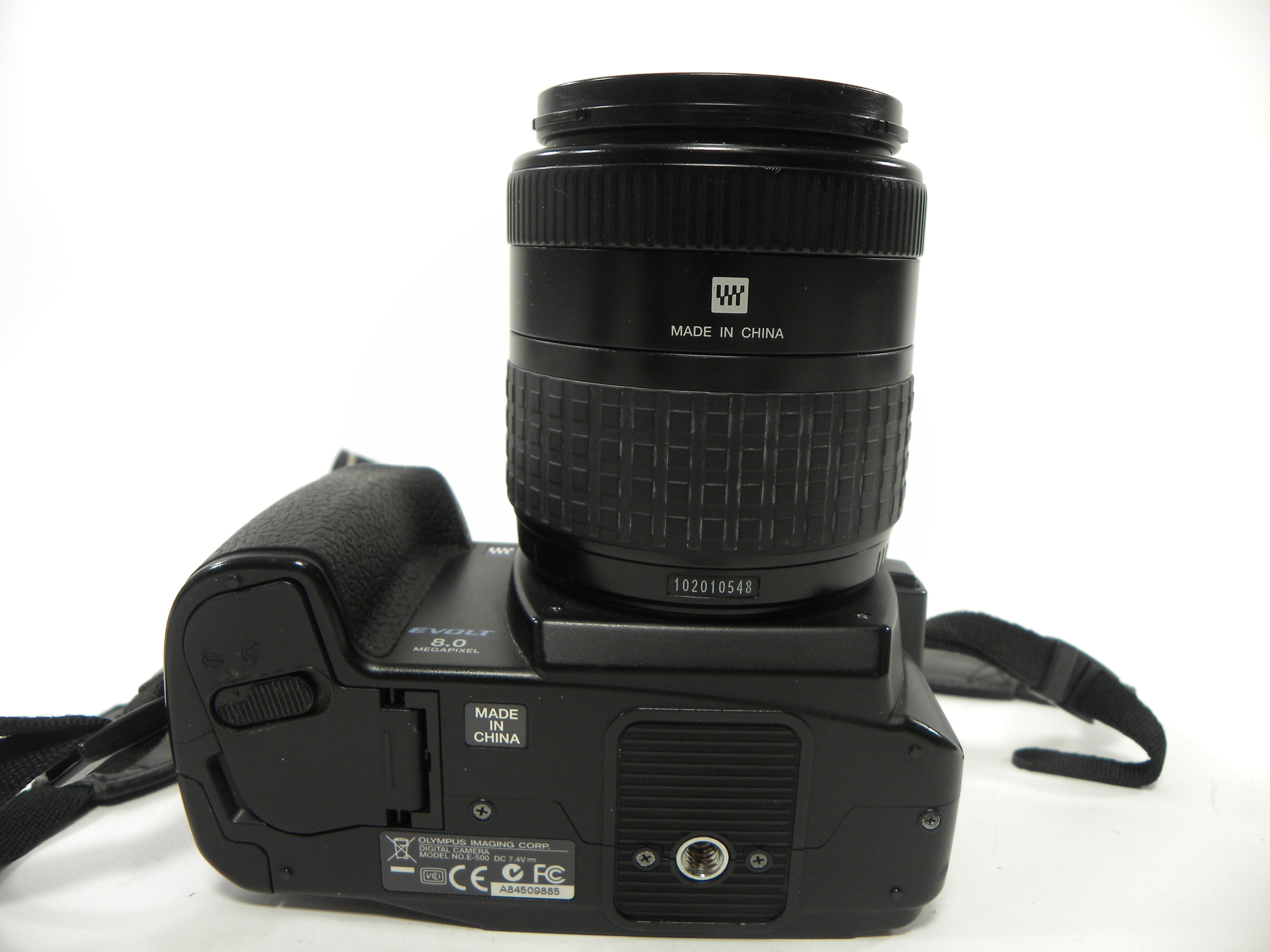 Olympus Evolt E-500 8mp Digital SLR w/Olympus Zuiko 14-45 Shutter Ct. 11,593