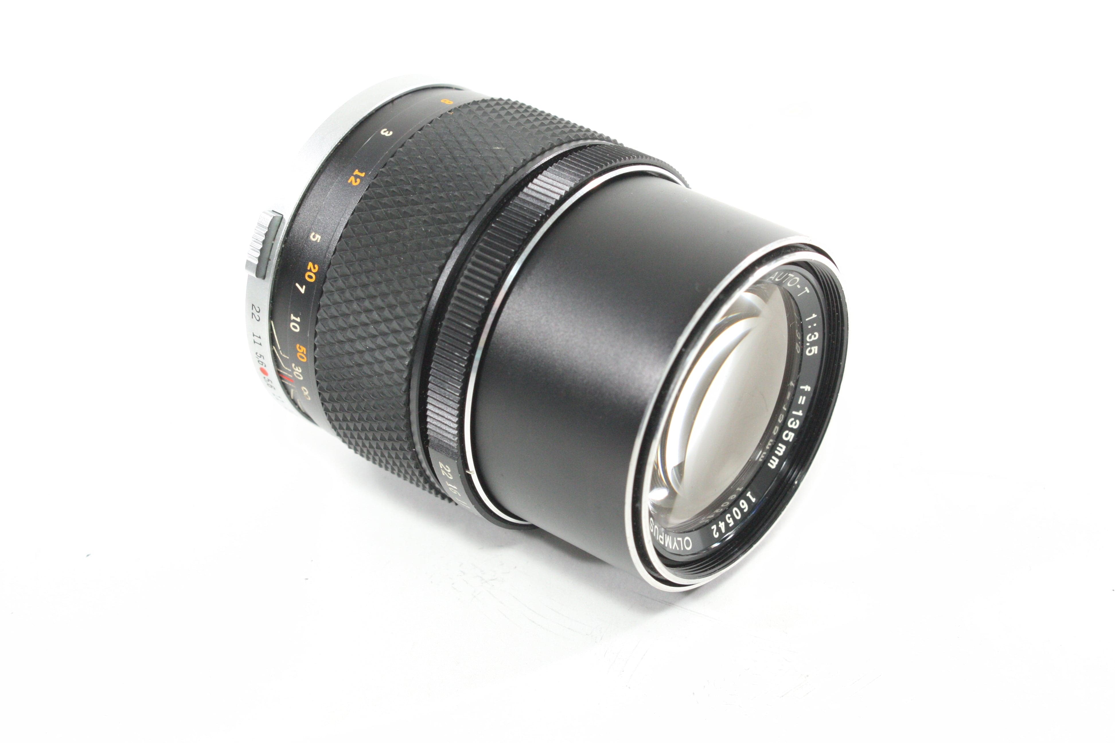 Olympus OM 135mm f/3.5 Lens for Olympus OM Mount with Case