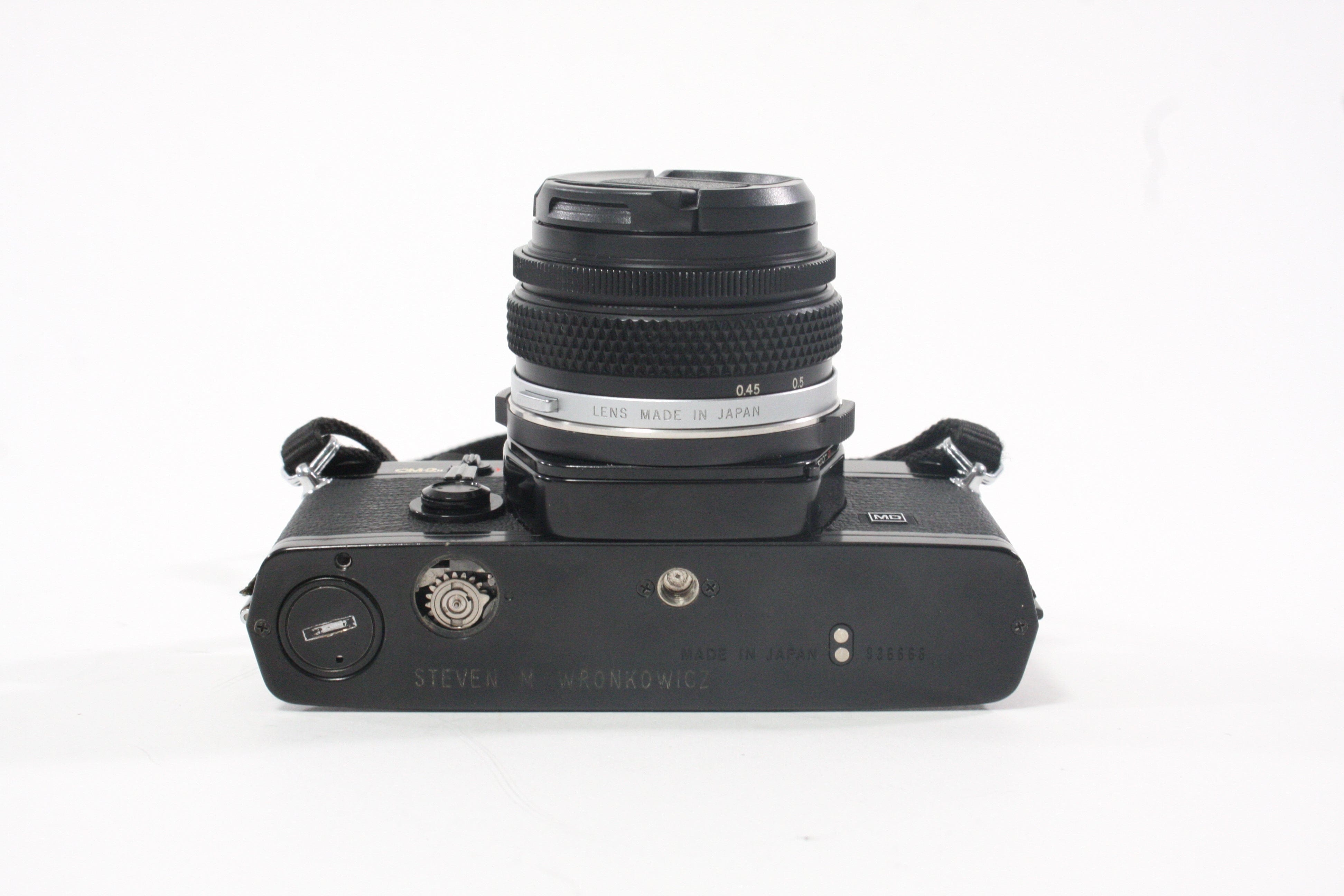 Olympus OM-2N 35mm Black "Mitani" Signature Edition with 50mm f/1.8 Lens and Winder 2