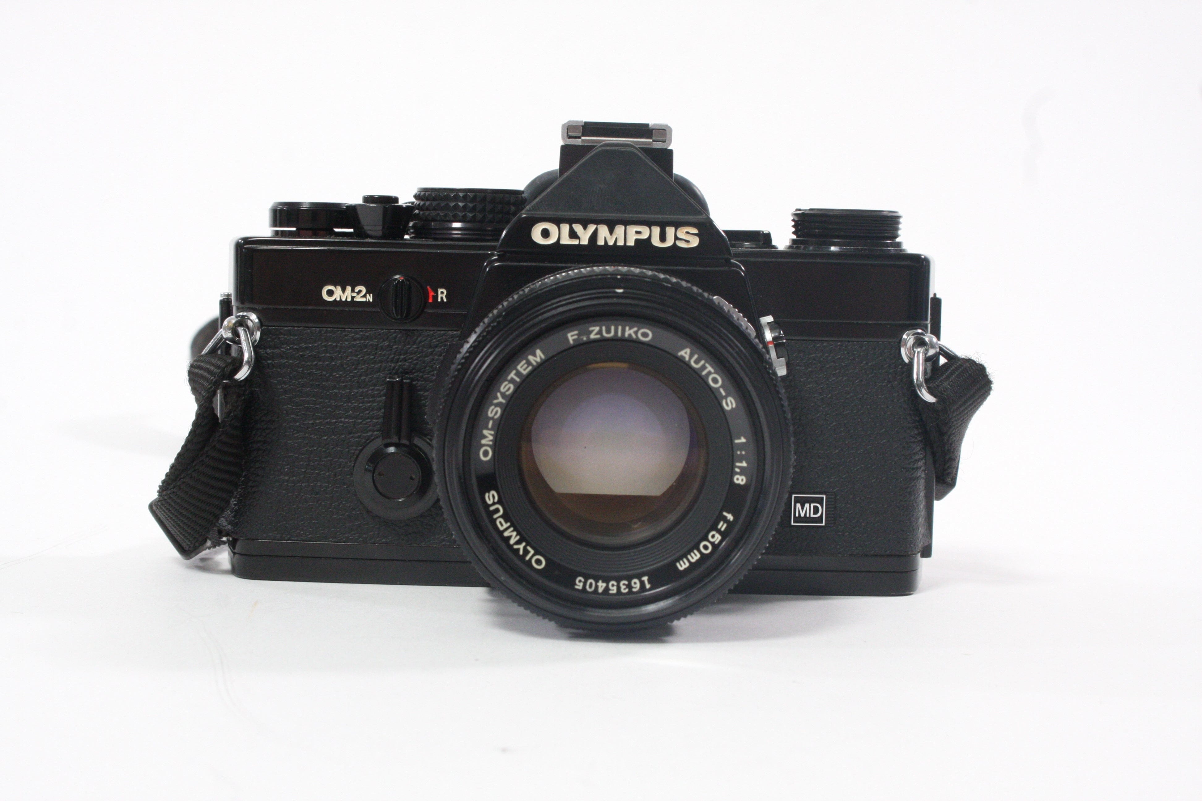 Olympus OM-2N 35mm Black "Mitani" Signature Edition with 50mm f/1.8 Lens and Winder 2