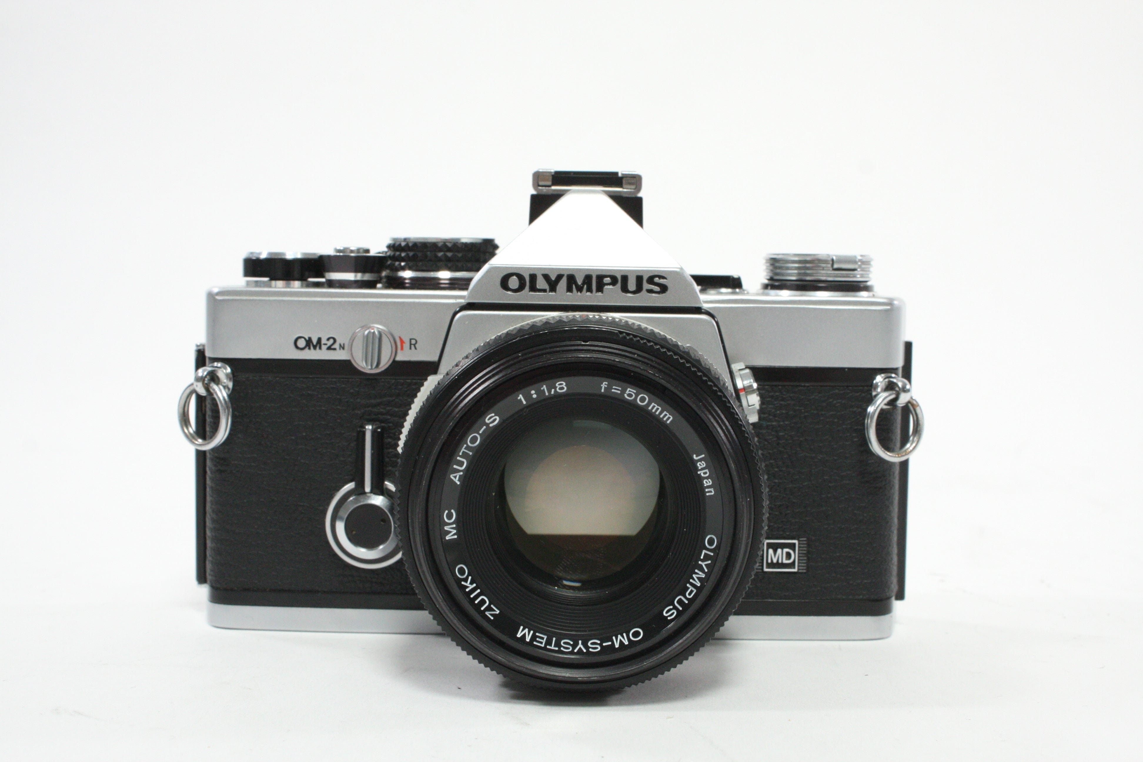 Olympus OM-2N 35mm SLR Camera with 50mm f/1.8 Lens