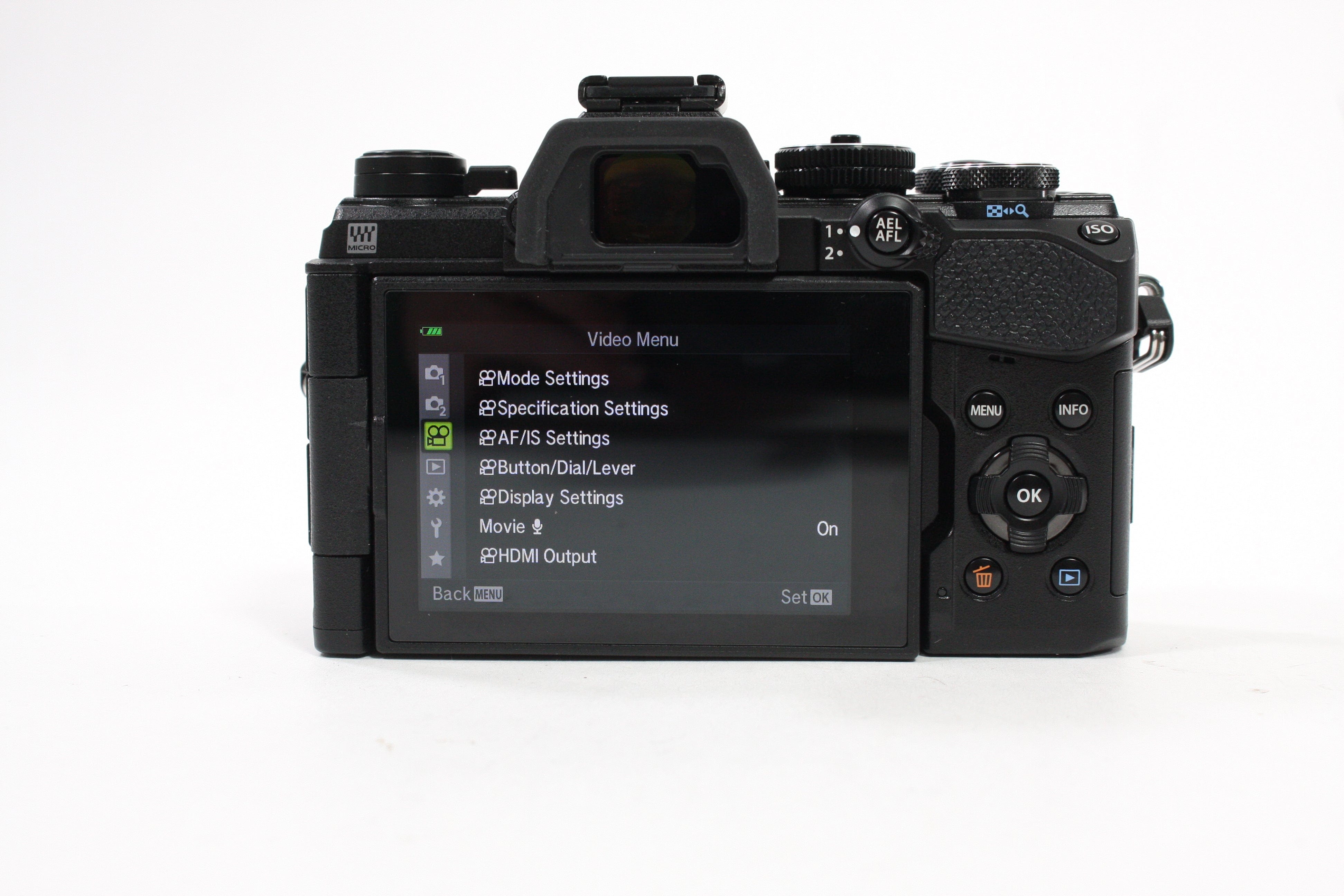 Olympus OM-5 Mirrorless Digital Camera Body with Shutter Count 564