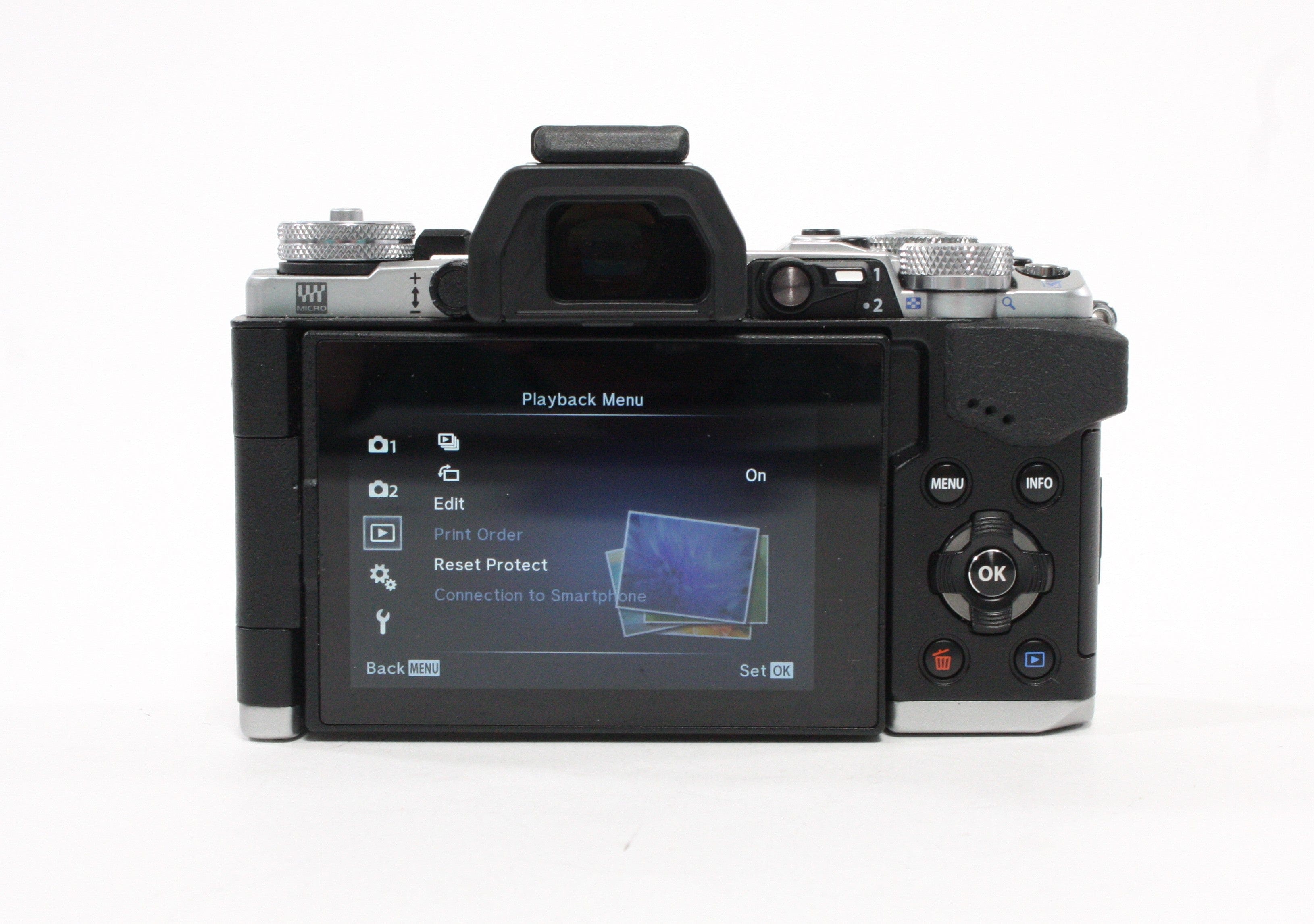 Olympus OM-D E-MS II Mirrorless Digital Camera with Flash Shutter Count 4,380