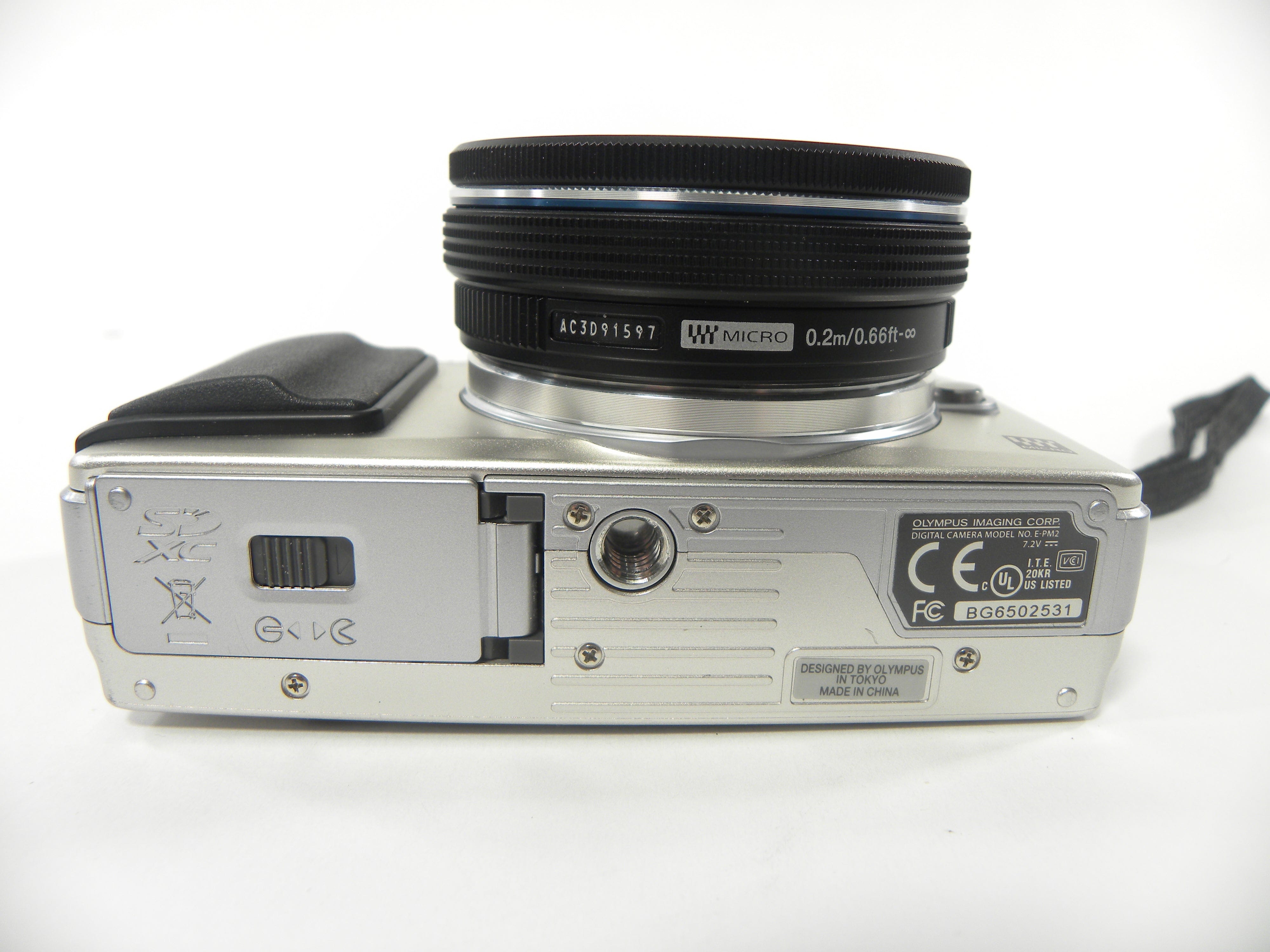 Olympus Pen Mini E-PM2 16.5mp Digital Mirrorless w/M. Zuiko 14-42mm S/C 2,357