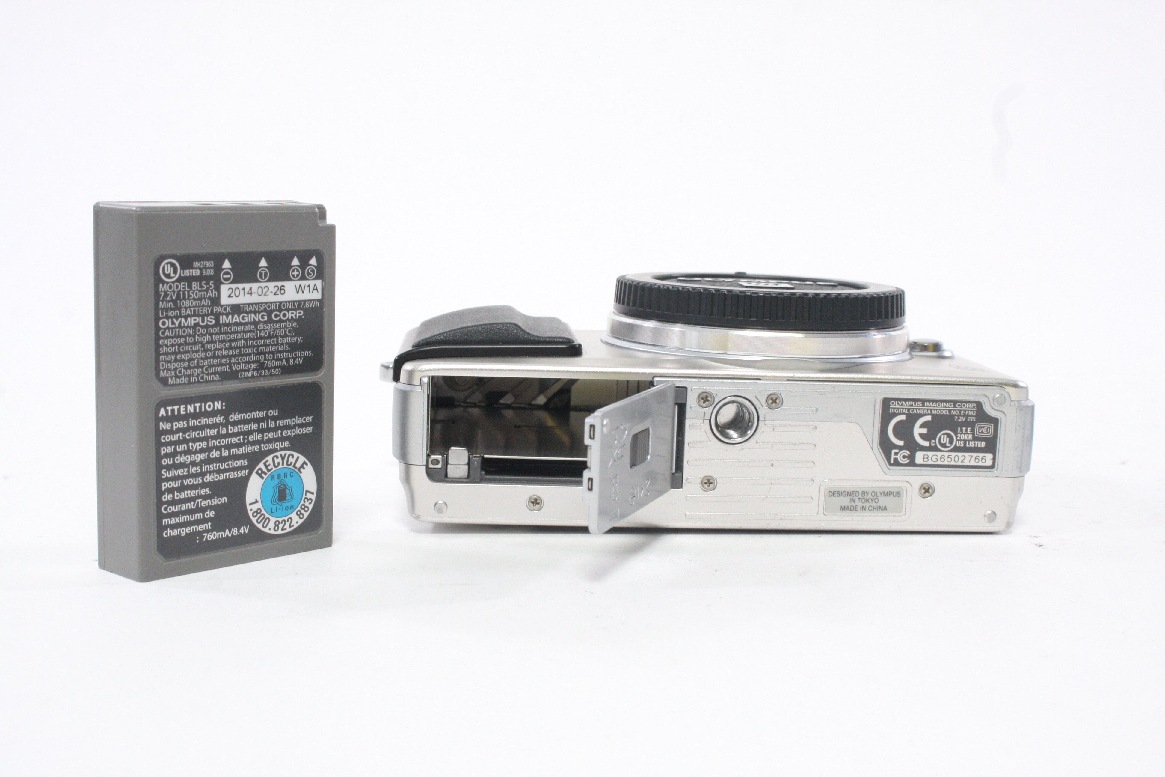 Olympus Pen Mini E-PM2 Digital Mirrorless Camera with Flash Shutter Count 4,448