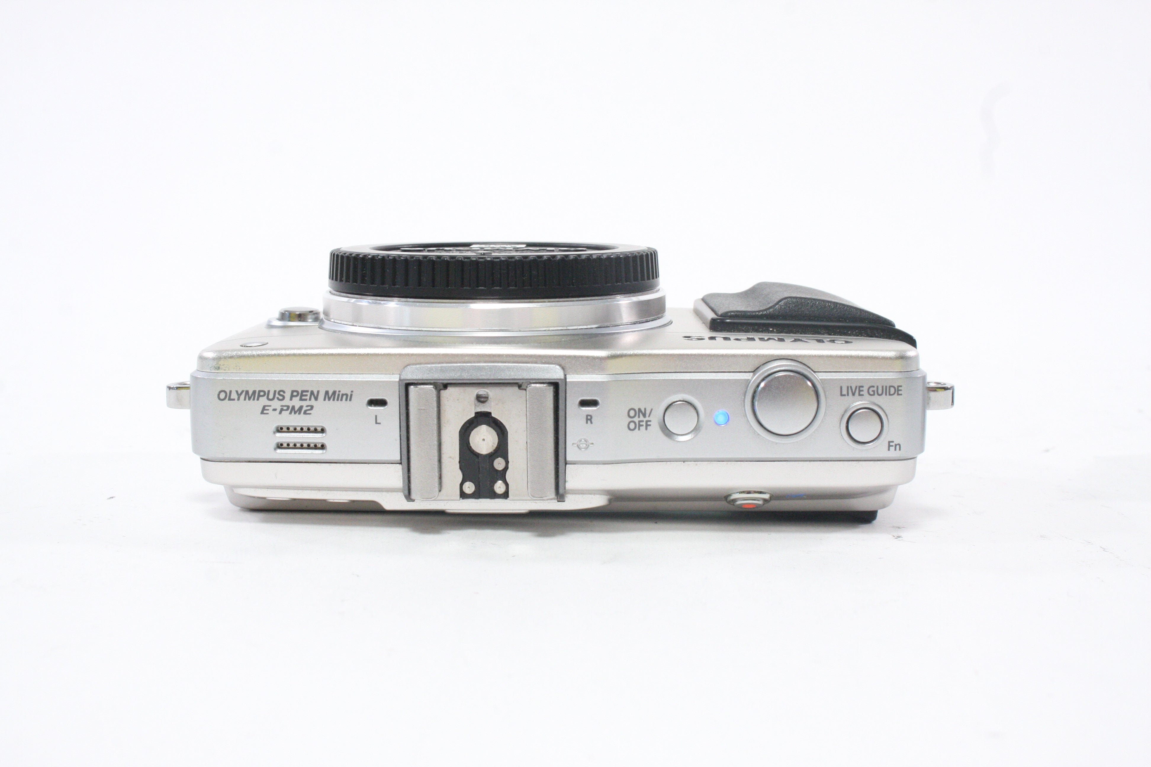 Olympus Pen Mini E-PM2 Digital Mirrorless Camera with Flash Shutter Count 4,448