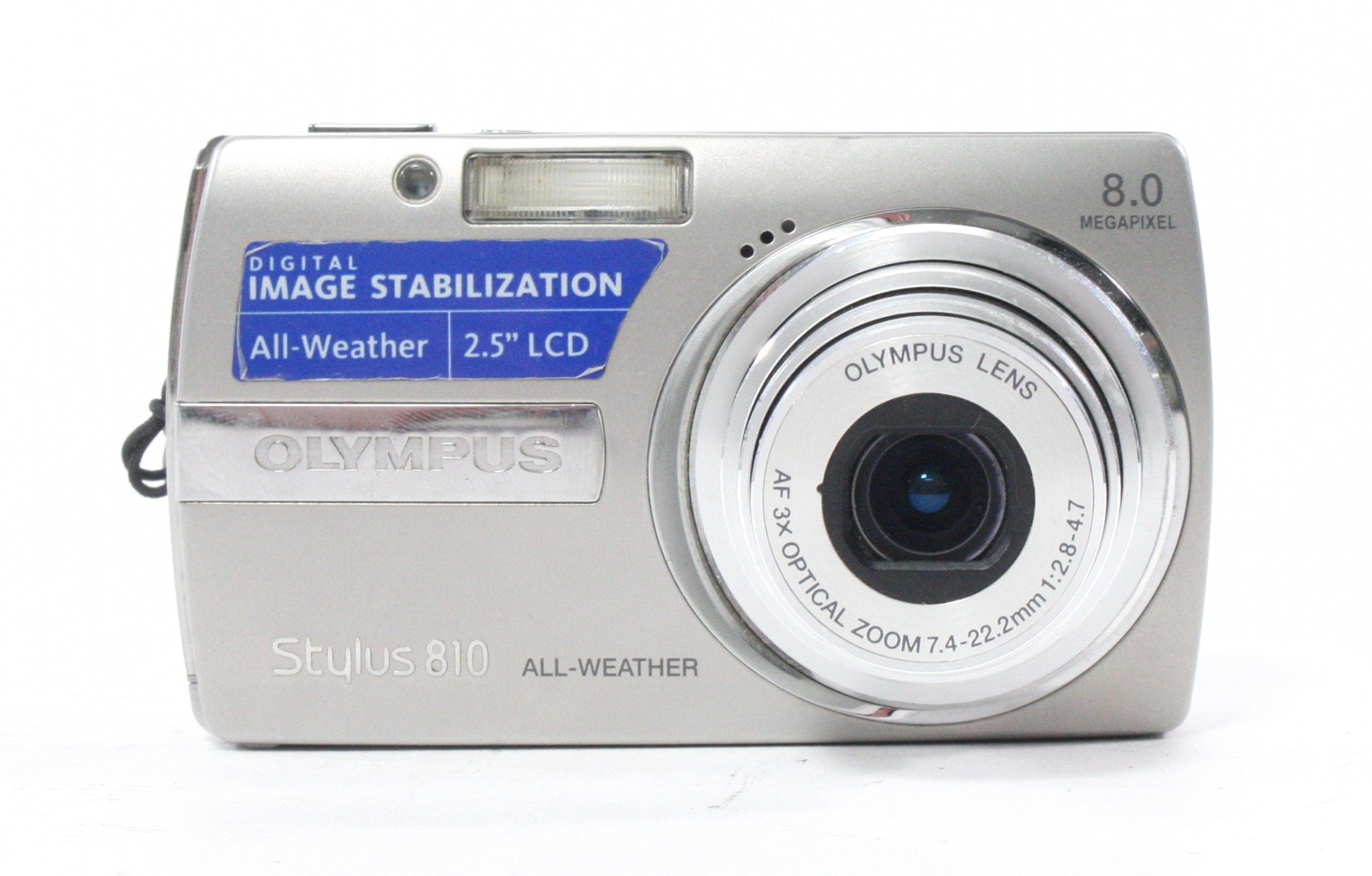 Olympus Stylus 810 All-Weather Digital Camera 3x Zoom 8.0mp