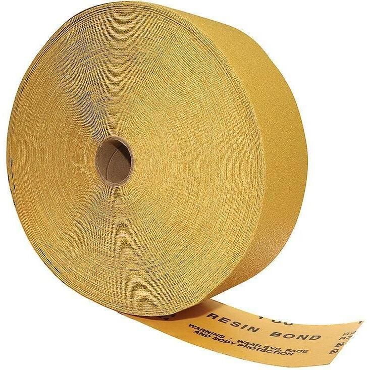 Seachoice 91923 Open Coat Aluminum Oxide PSA "C" Weight Sheet Roll P180, 2-3/4" x 45 yd