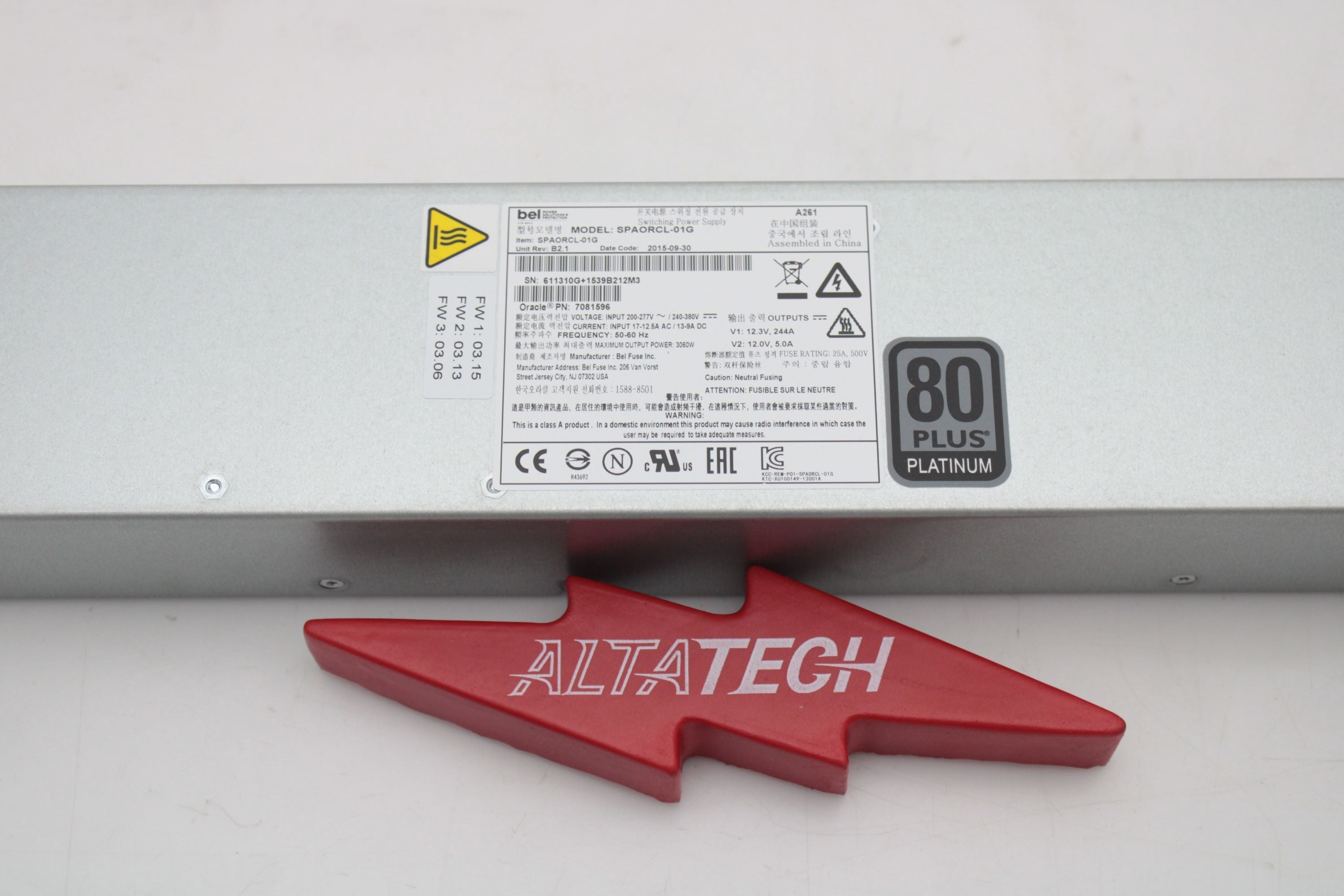 Oracle 7081596 A261 3000 WATT AC PWR