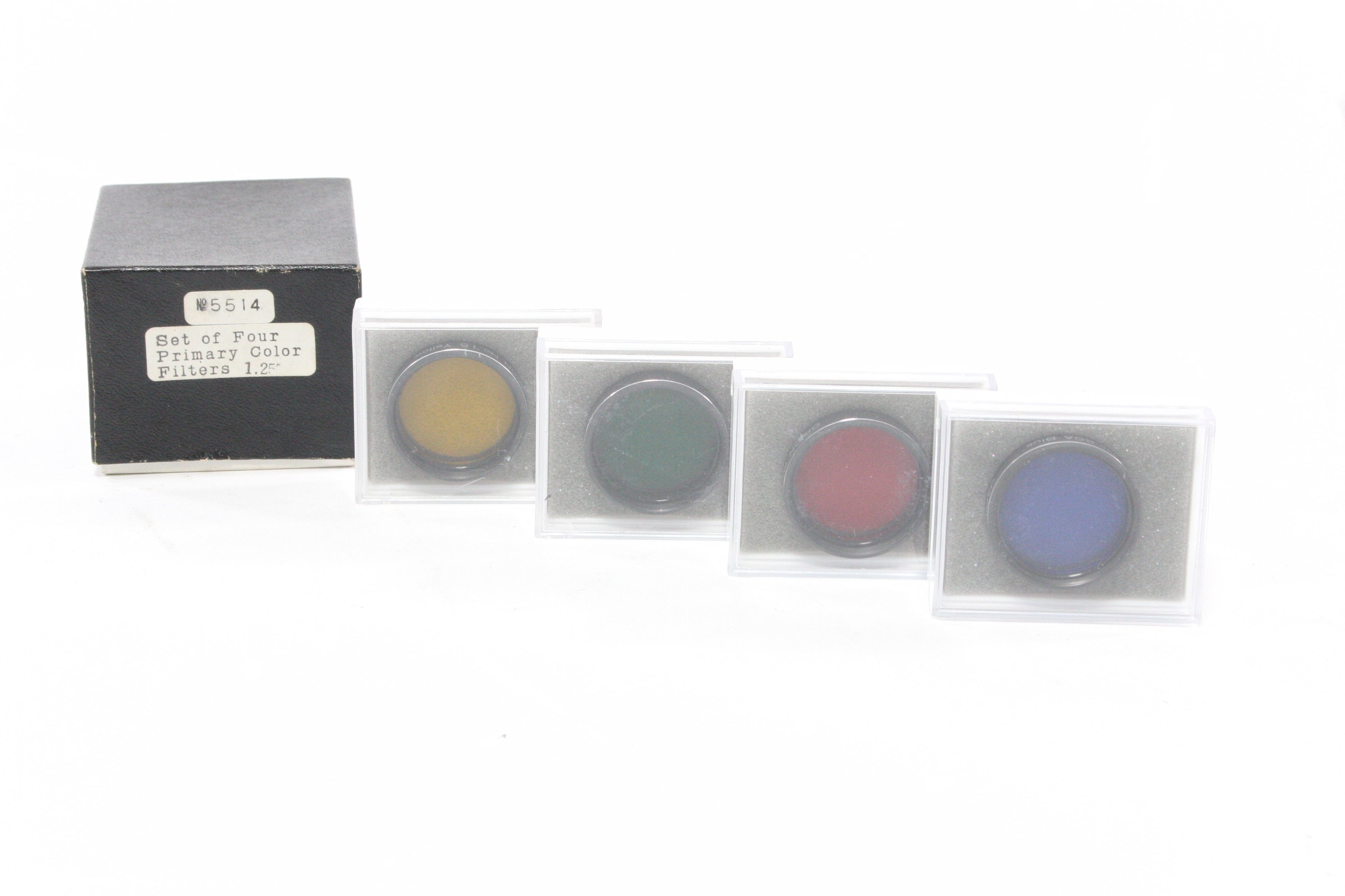 Orion Set of Four Primary Color Filter 1.25"