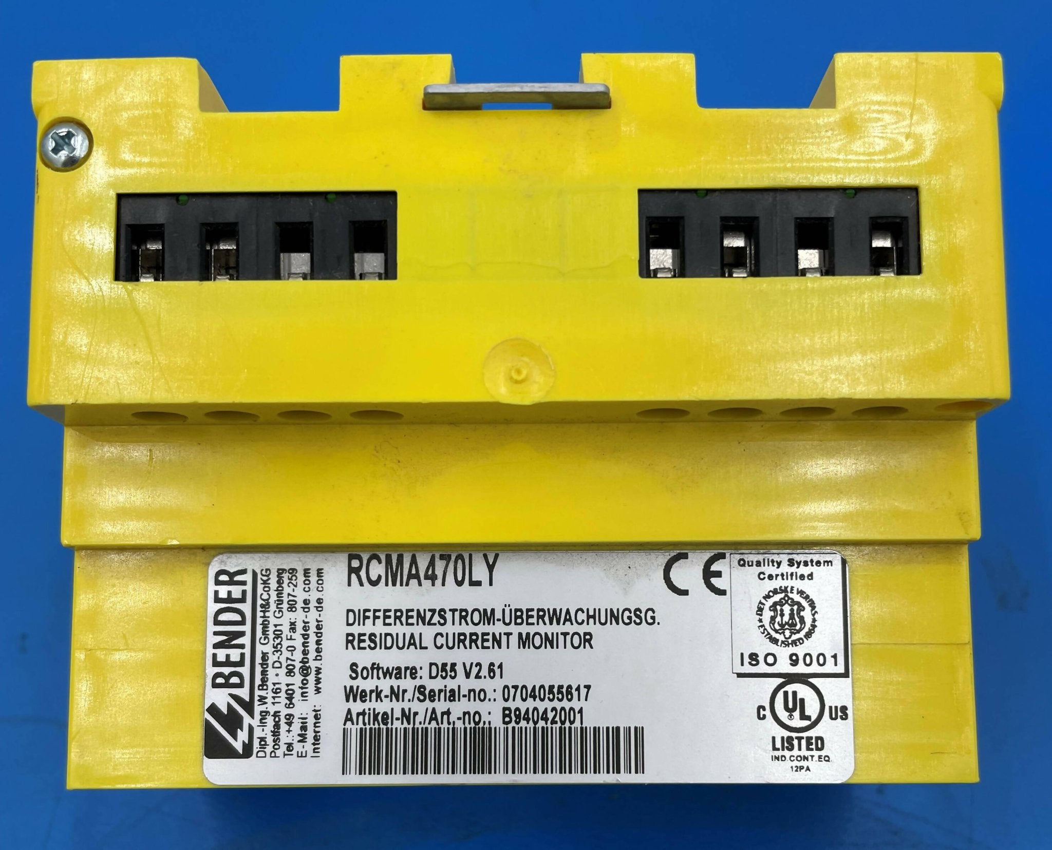 OVER-CURRENT RELAY F98 (3085115/03085115/RCMA470LY SIEMENS