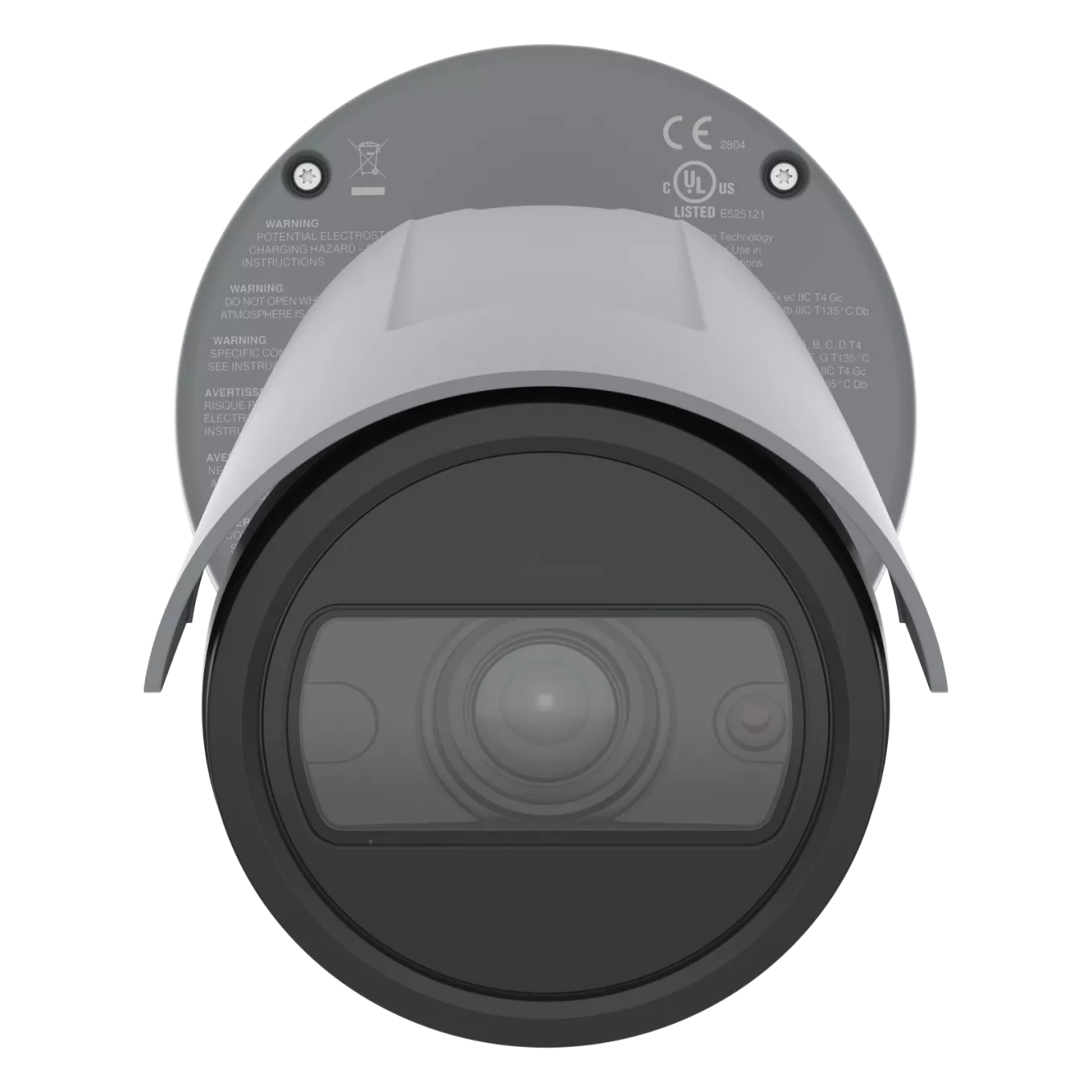 Gray wall mounted camera AXIS P1468-XLE.