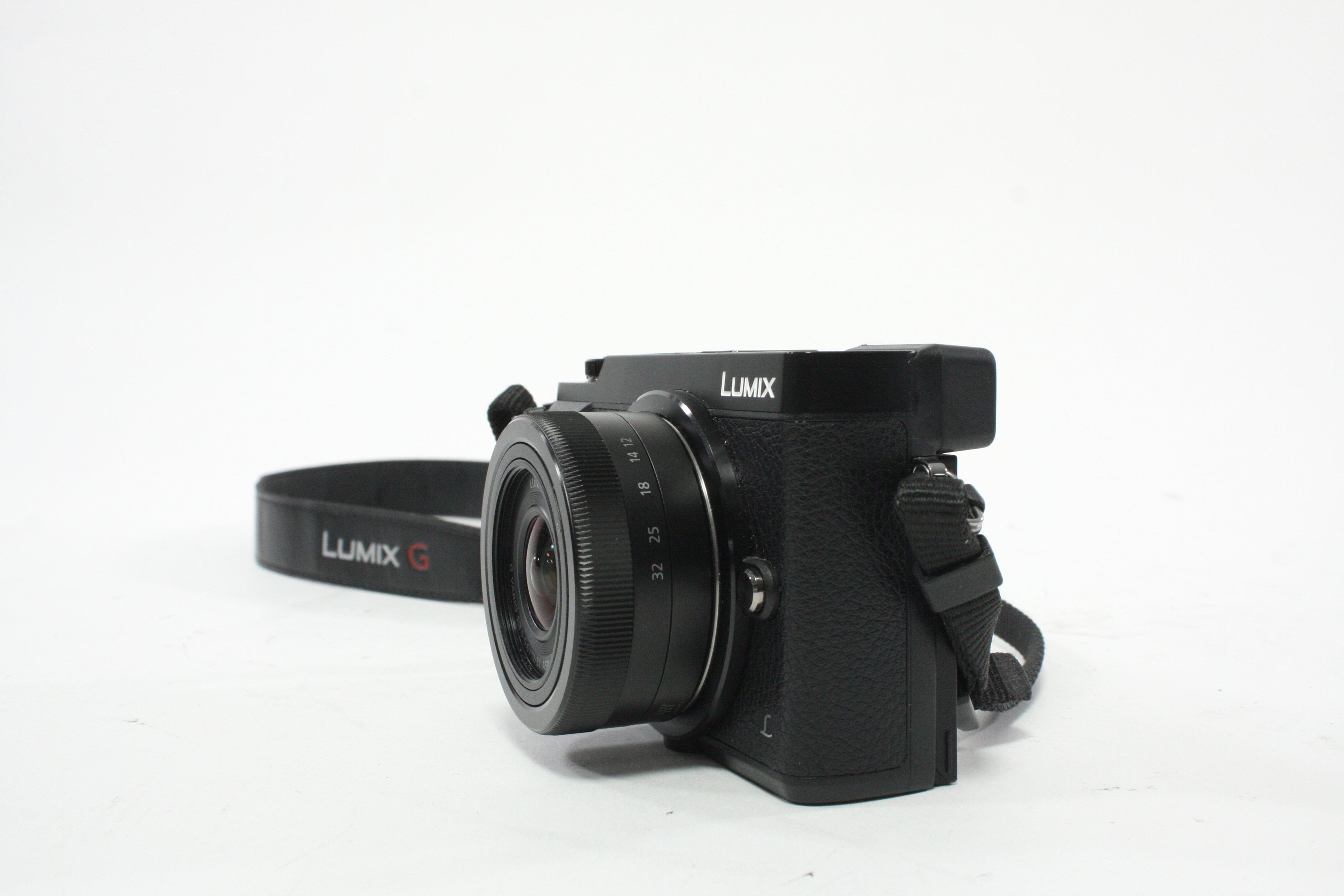Panasonic Lumix DMC-GX85K Mirrorless Camera w/ 12-32mm f/3.5-5.6 G Vario Asph Mega OIS Micro 4/3 Lens, with a Shutter Count of 2,805.