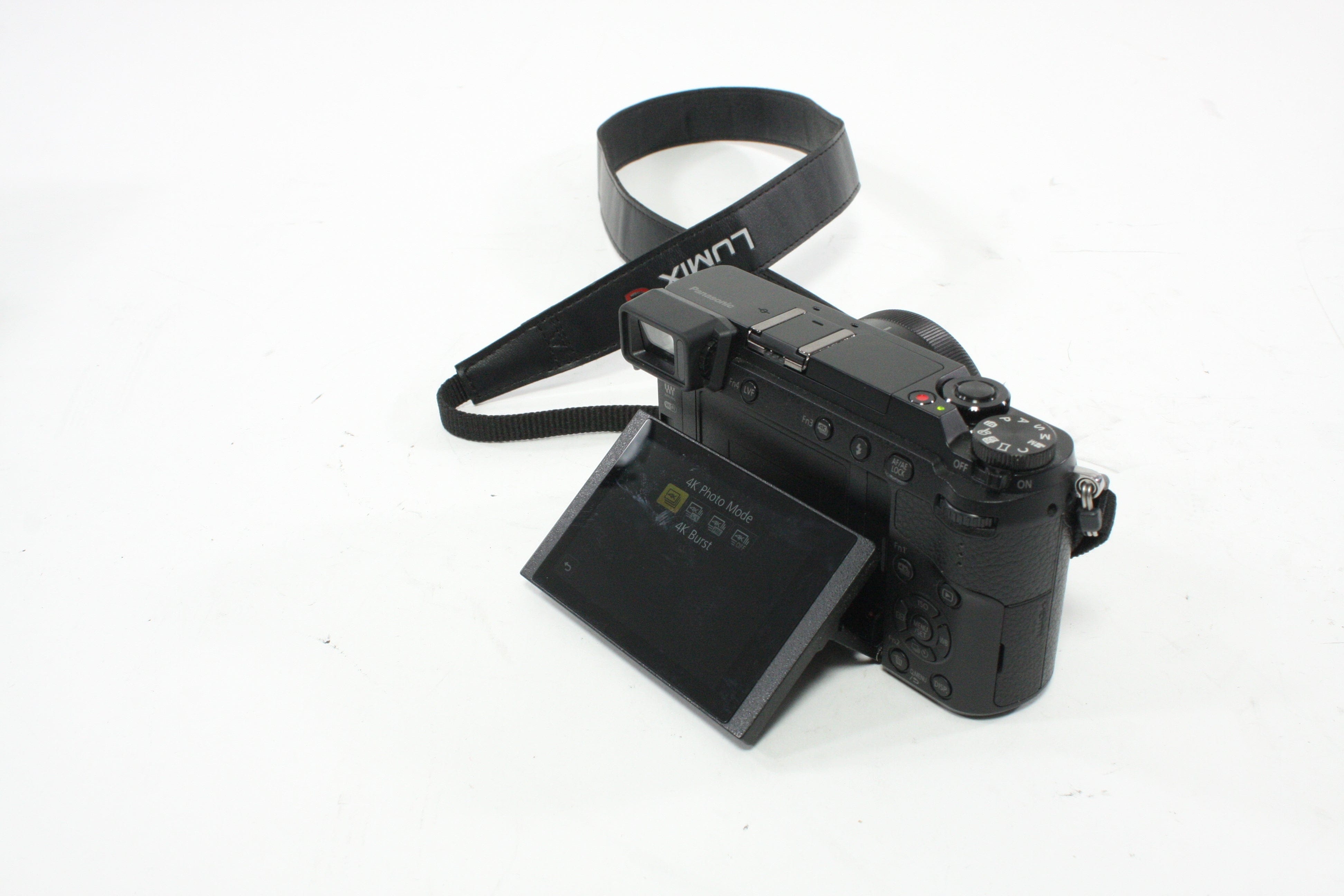 Panasonic Lumix DMC-GX85K Mirrorless Camera w/ 12-32mm f/3.5-5.6 G Vario Asph Mega OIS Micro 4/3 Lens, with a Shutter Count of 2,805.
