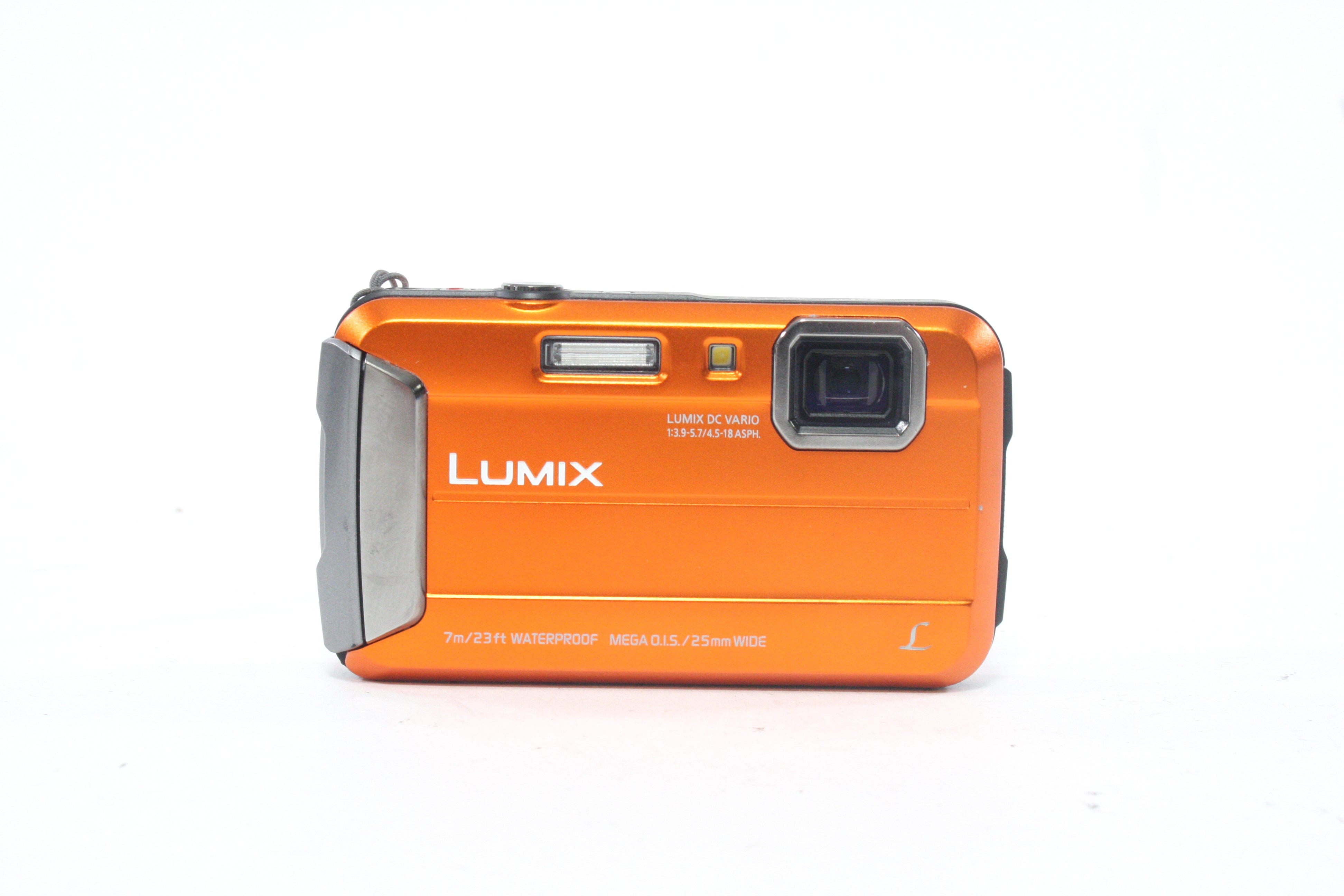 Panasonic Lumix DMC-TS25 Waterproof Digital Camera 8x Zoom 16.1mp  (Orange)