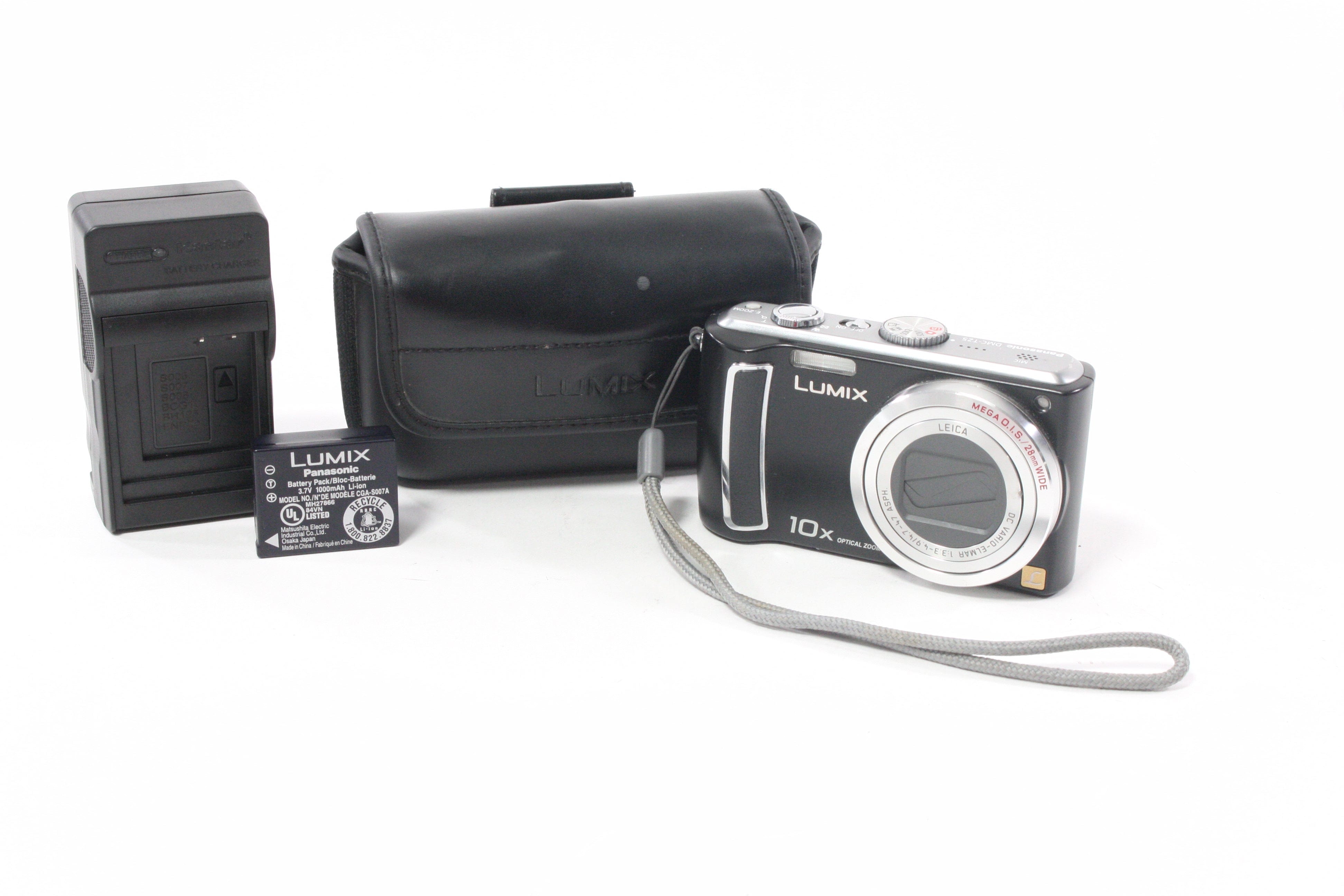 Panasonic Lumix DMC-TZ5 with 10x Zoom 9.1mp with Case