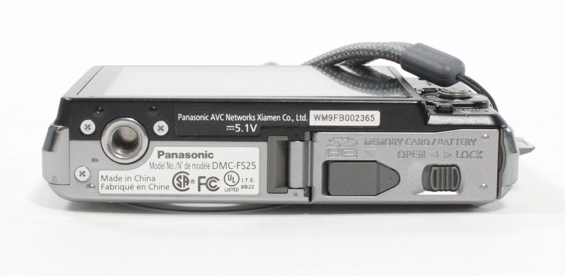 Panasonic Lumix FS 25 5z Zoom 12.1mp (Silver)