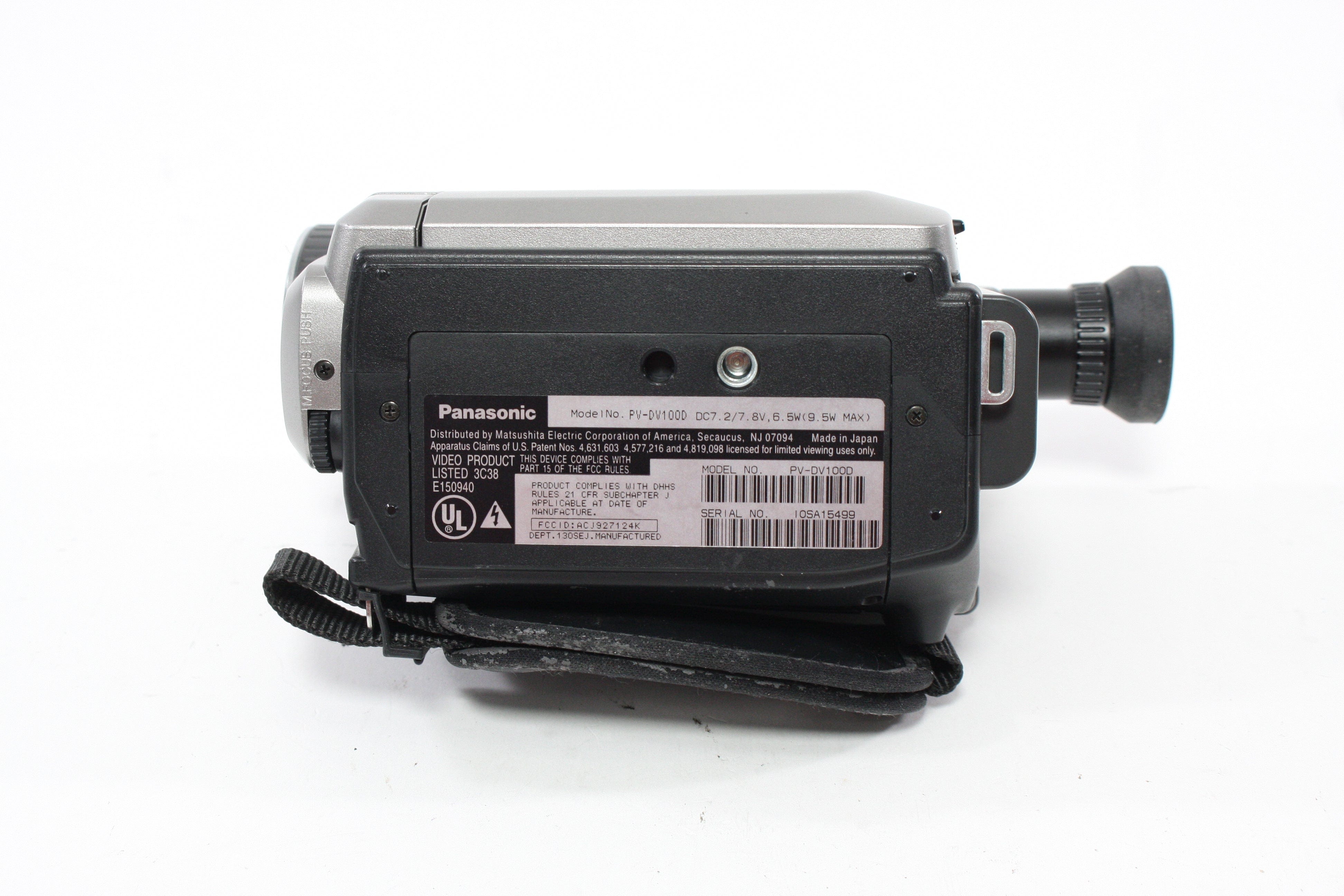 Panasonic PalmSight GR-SXM330 Mini-DV Camcorder