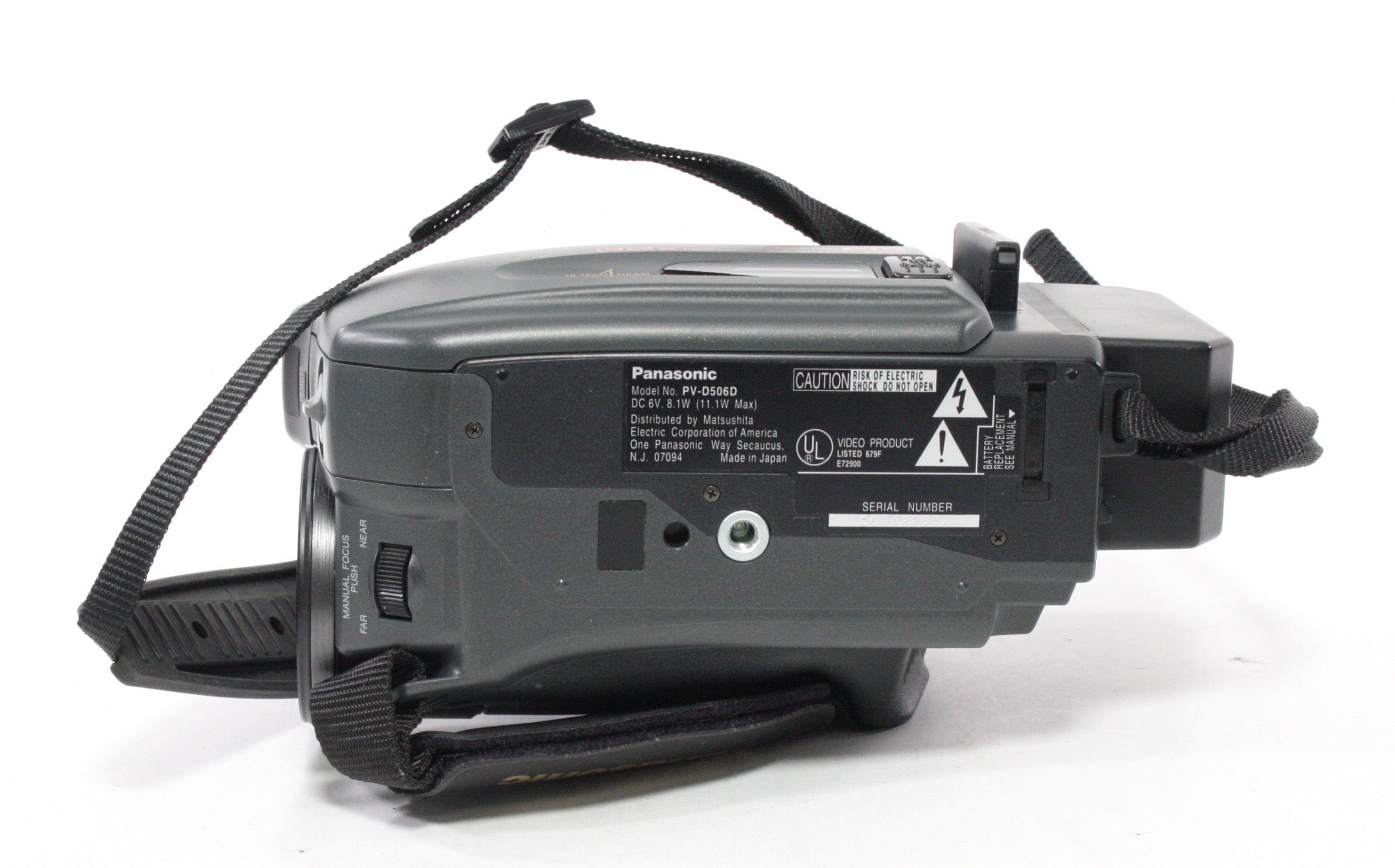 Panasonic PV-D506D Camcorder
