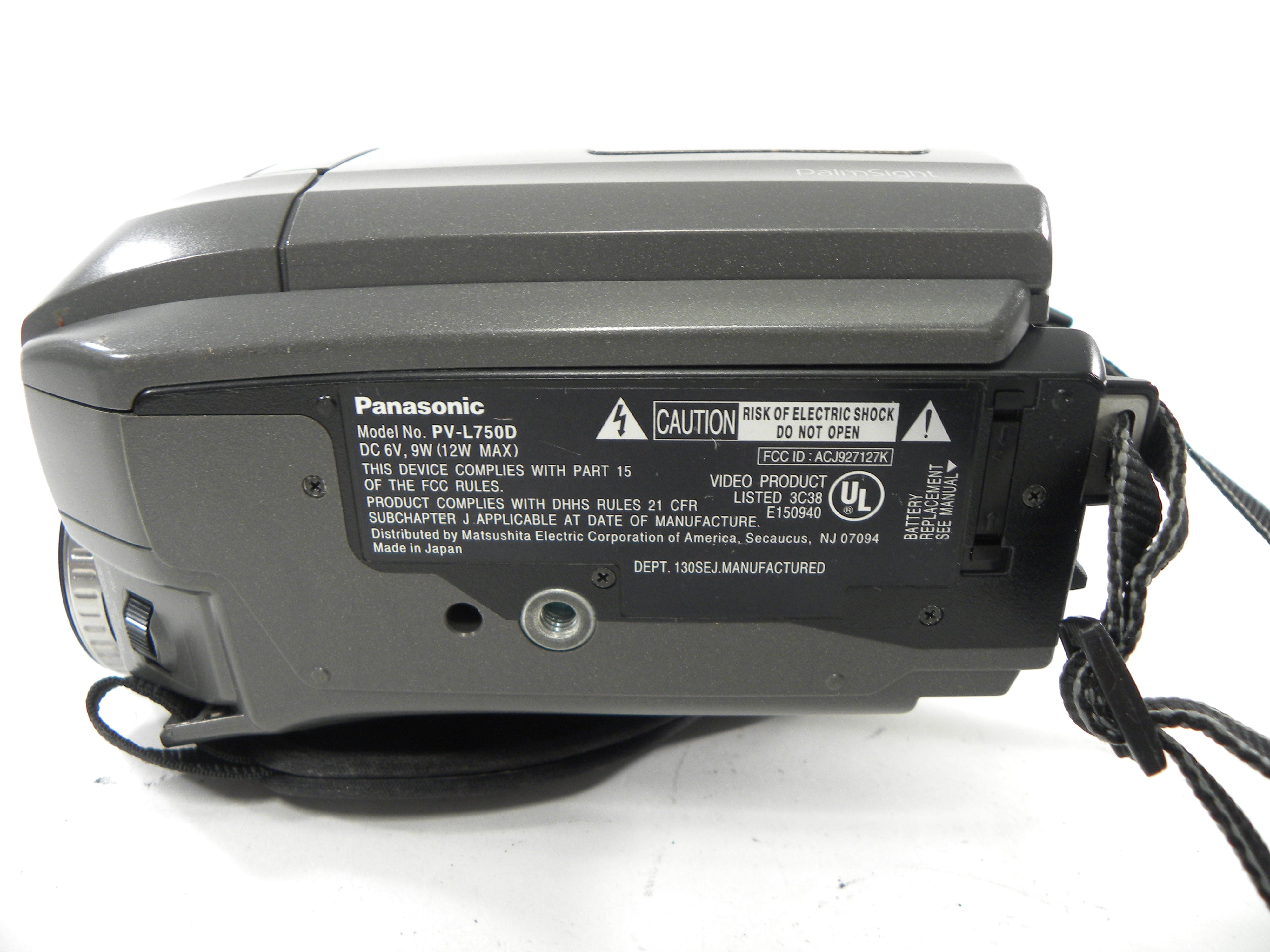 Panasonic PV-L750D VHS-C Camcorder