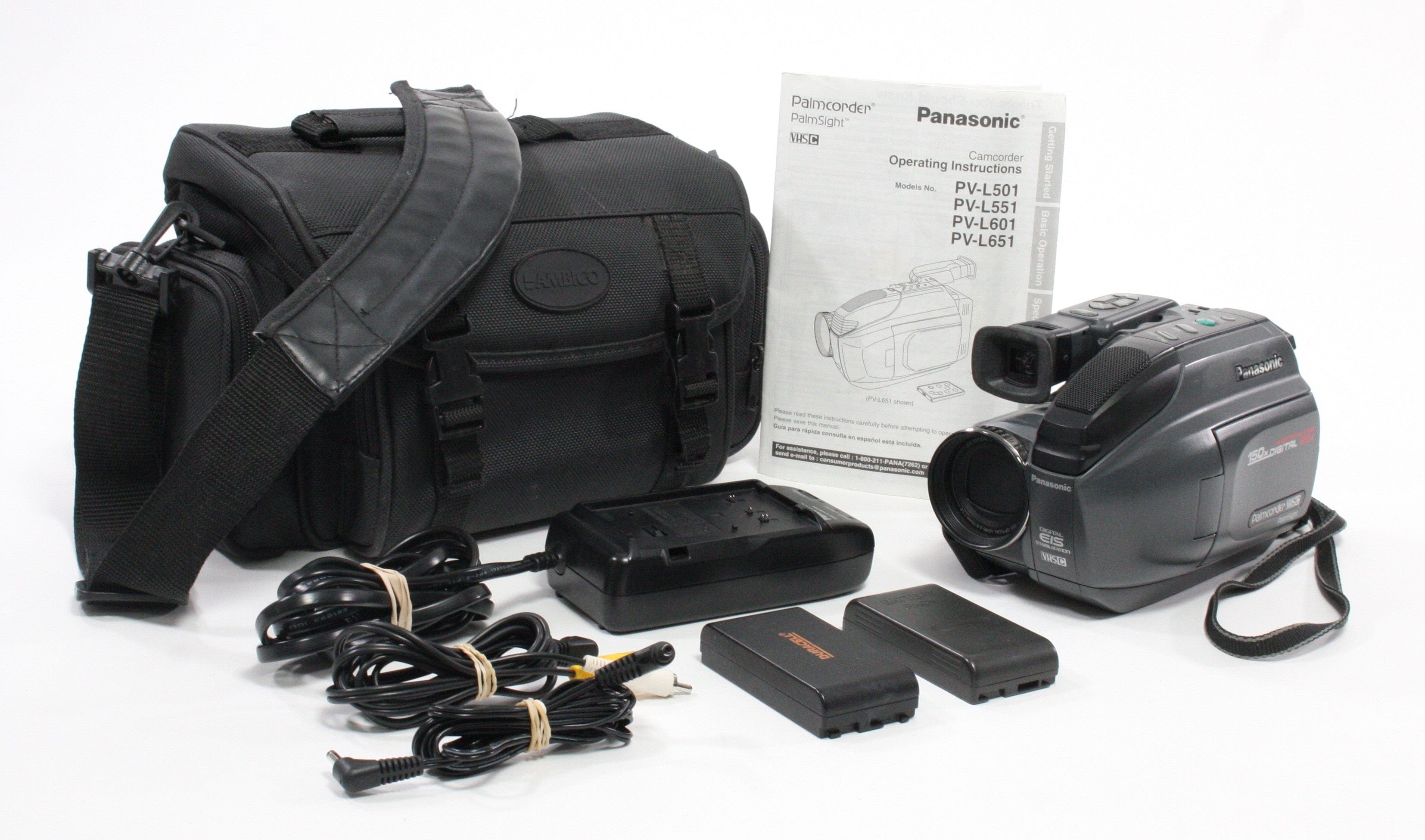Panasonic VHS-C PV-L501D Camcorder