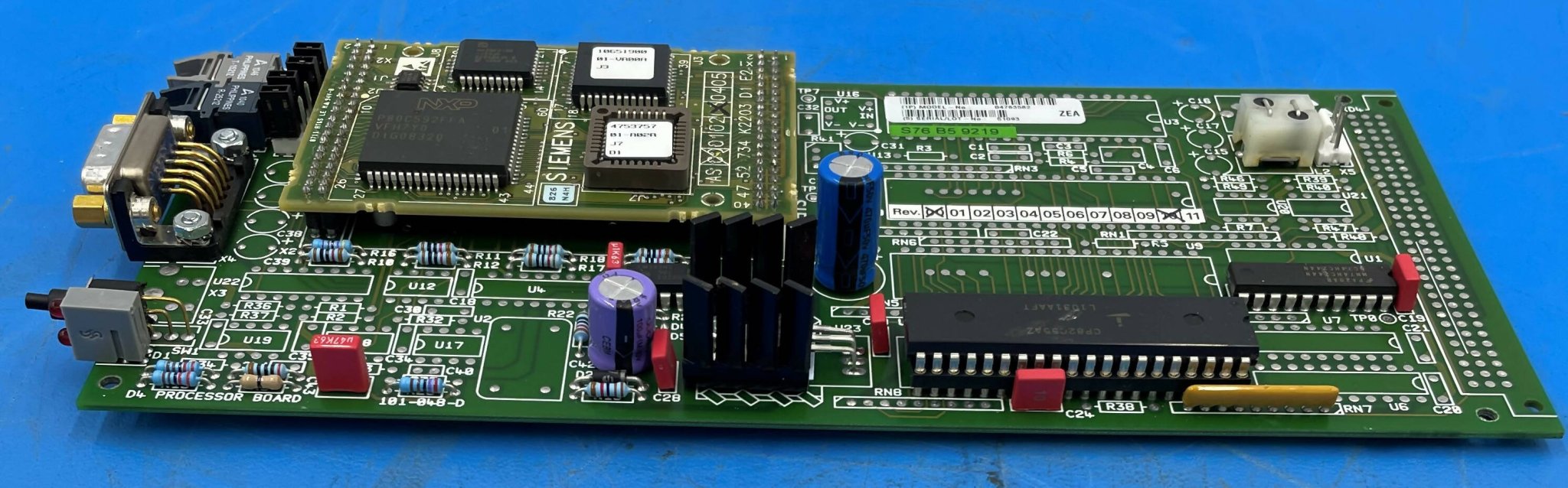 PC ASS'Y COOLER PROCESSOR RCA SPACE W/D4 (04763582/4762582 SIEMENS