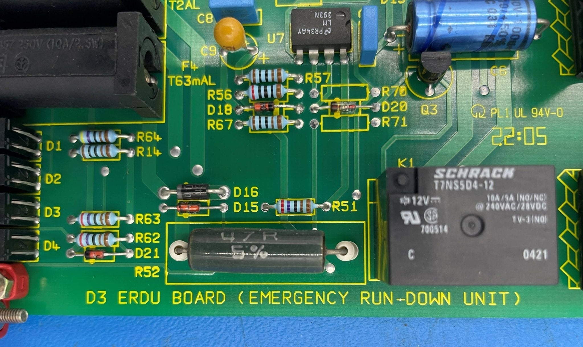 PC ASS'Y ERDU D3 SUPERVISORY TEST BOARD (08396868/601-330T Siemens