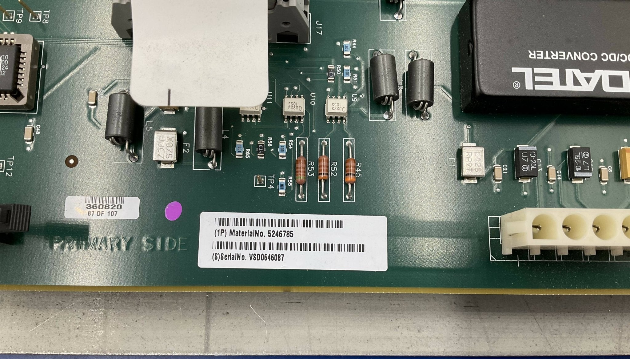Siemens 5236174 - PCA Video Signal Distribution Board Rear View | Alo Tech Solutions