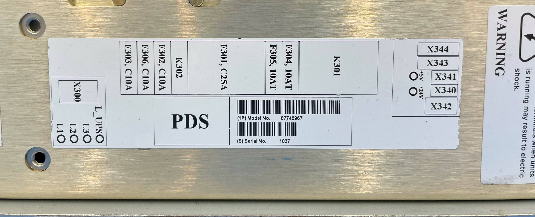 PDS POWER SUPPLY (07740967/7740967 SIEMENS