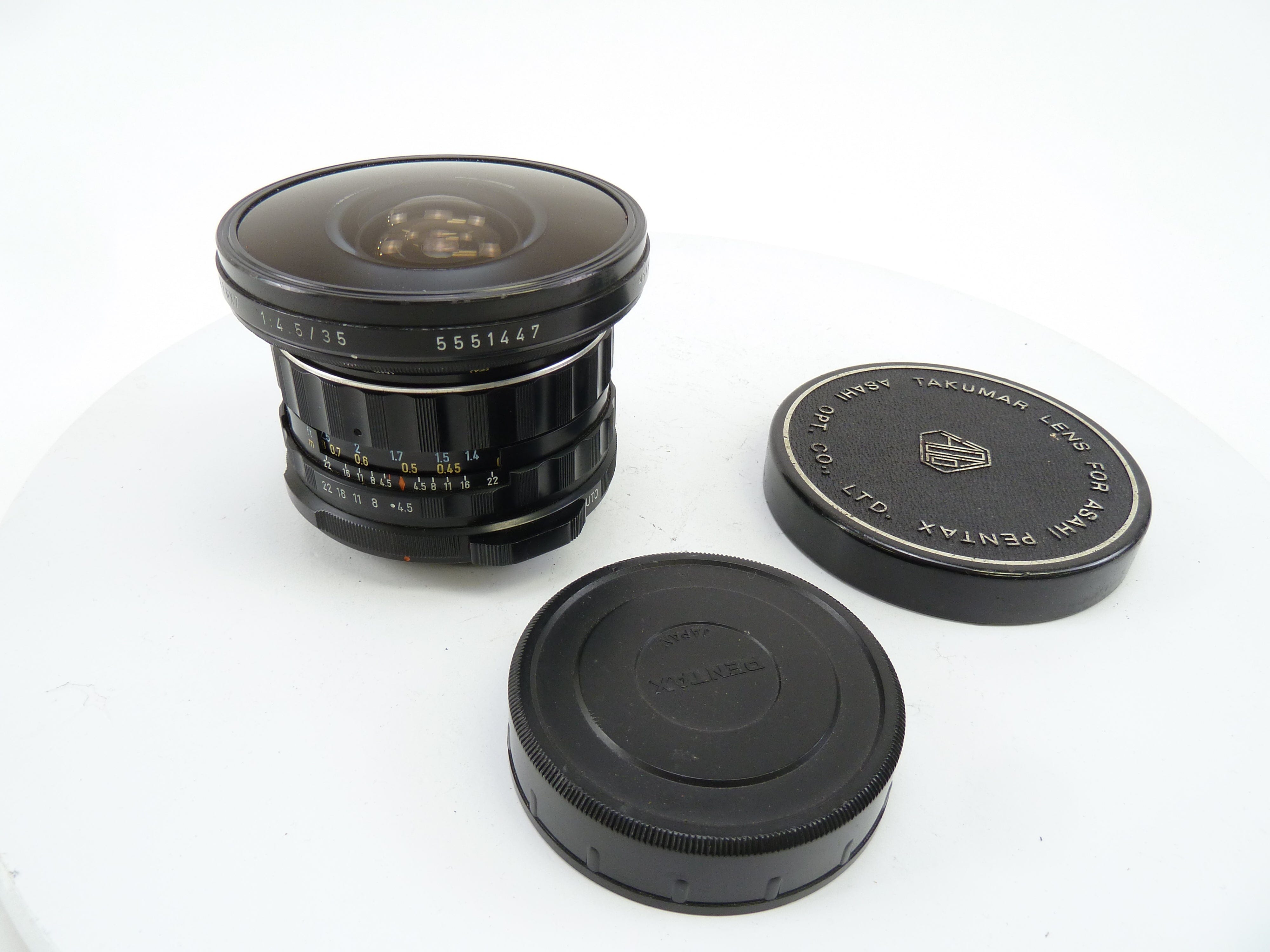 Pentax 6X7 Super Multicoate Fish-Eye Takumar 35MM F4.5 Lens