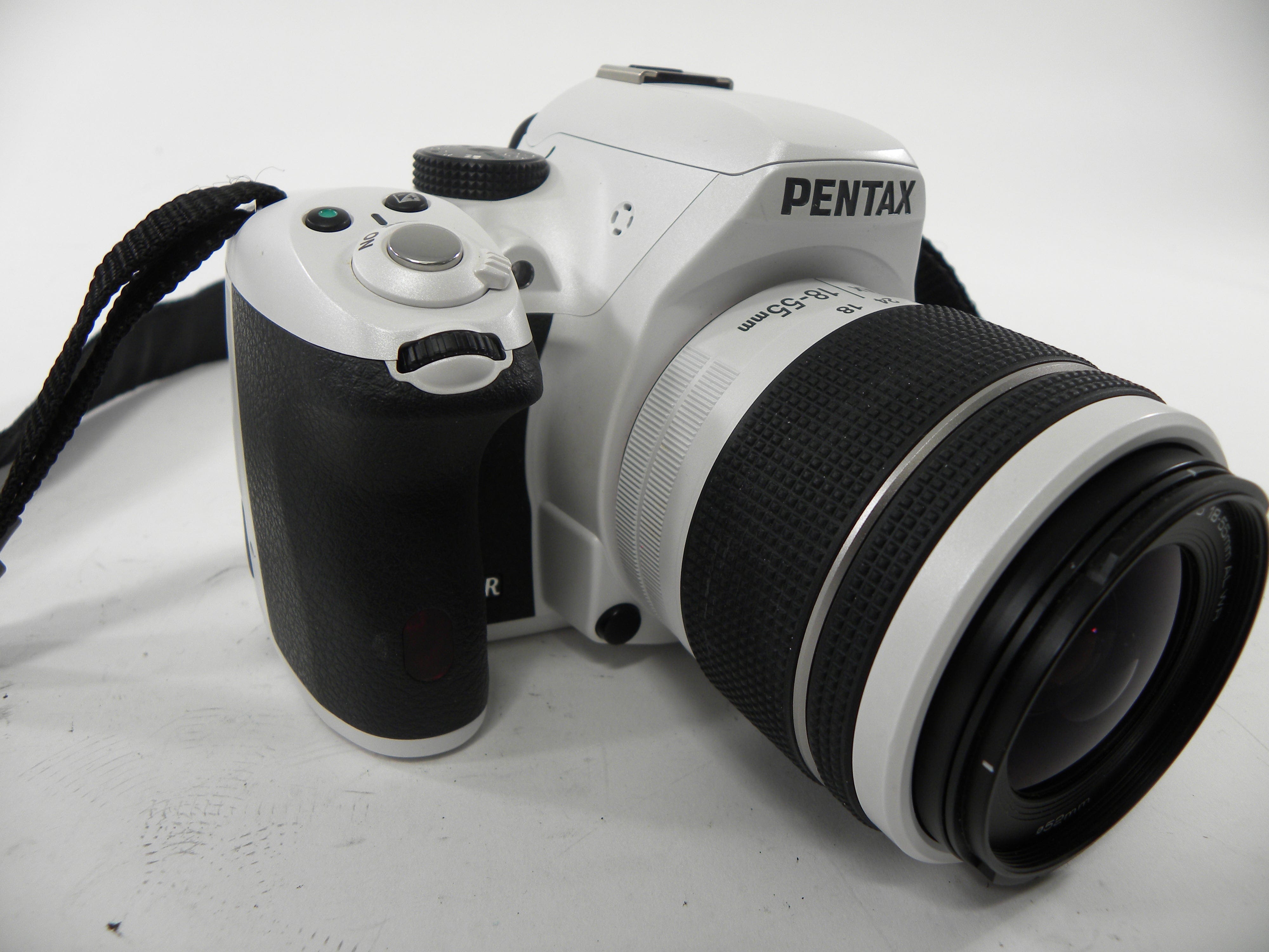 Pentax K-50 SR 16.3mp Digital SLR w/Pentax-DAL 18-55 AL WR Shutter Ct.1,721