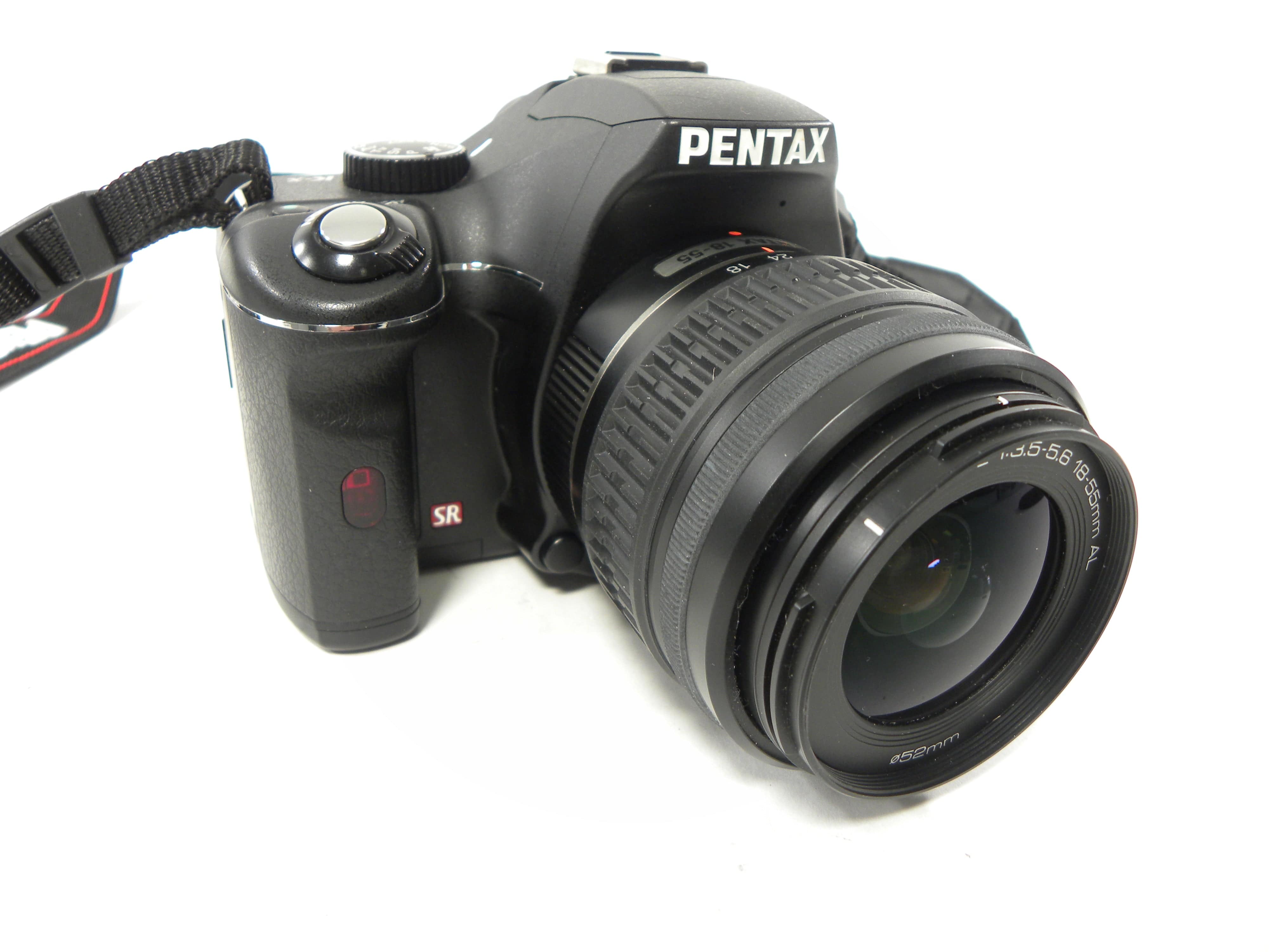 Pentax K-x 12.4mp Digital SLR w/SMC Pentax-DAL 18-55 f3.5-5.6