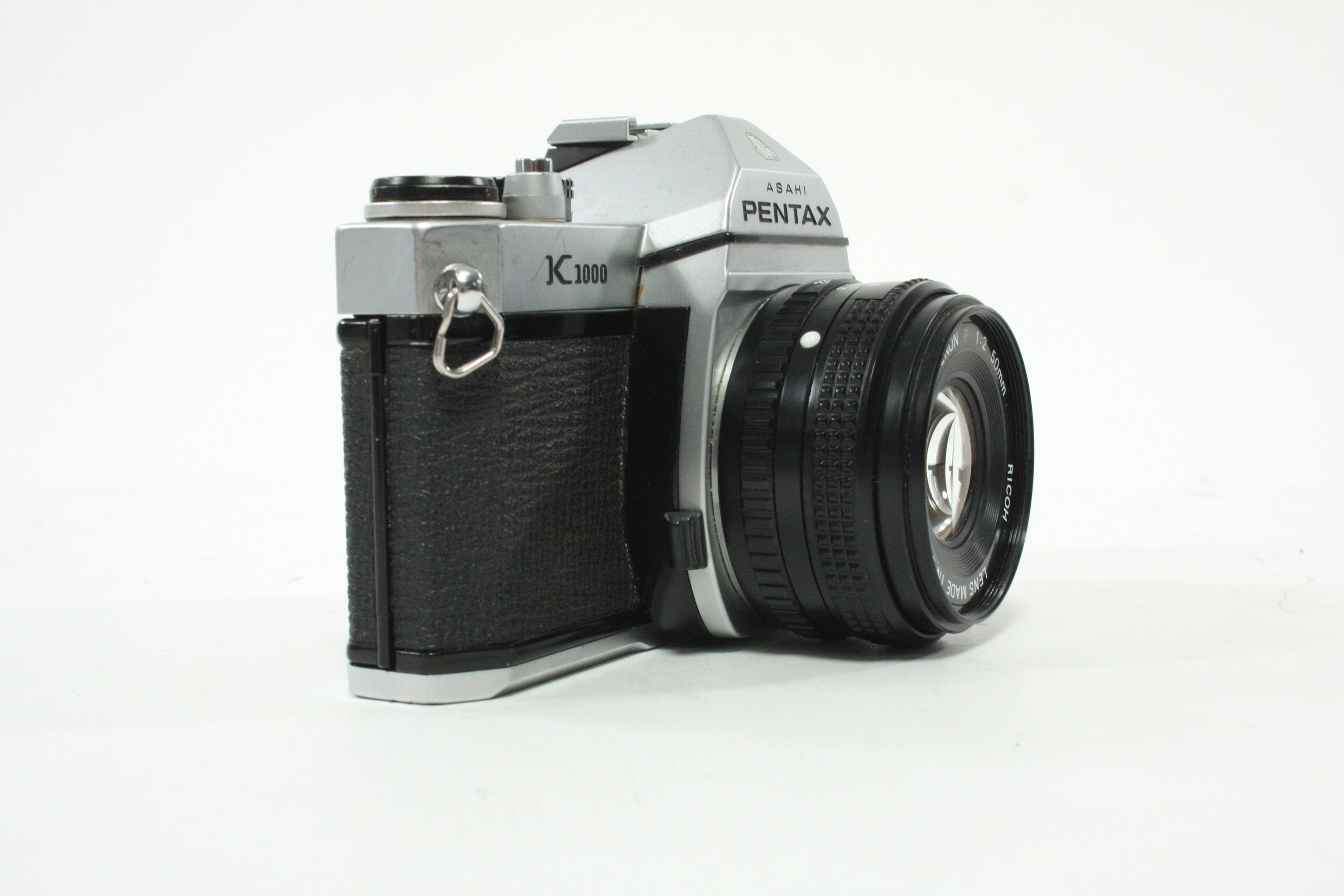 Pentax K1000 35mm SLR Camera with Rikenon 50mm f/2 Lens