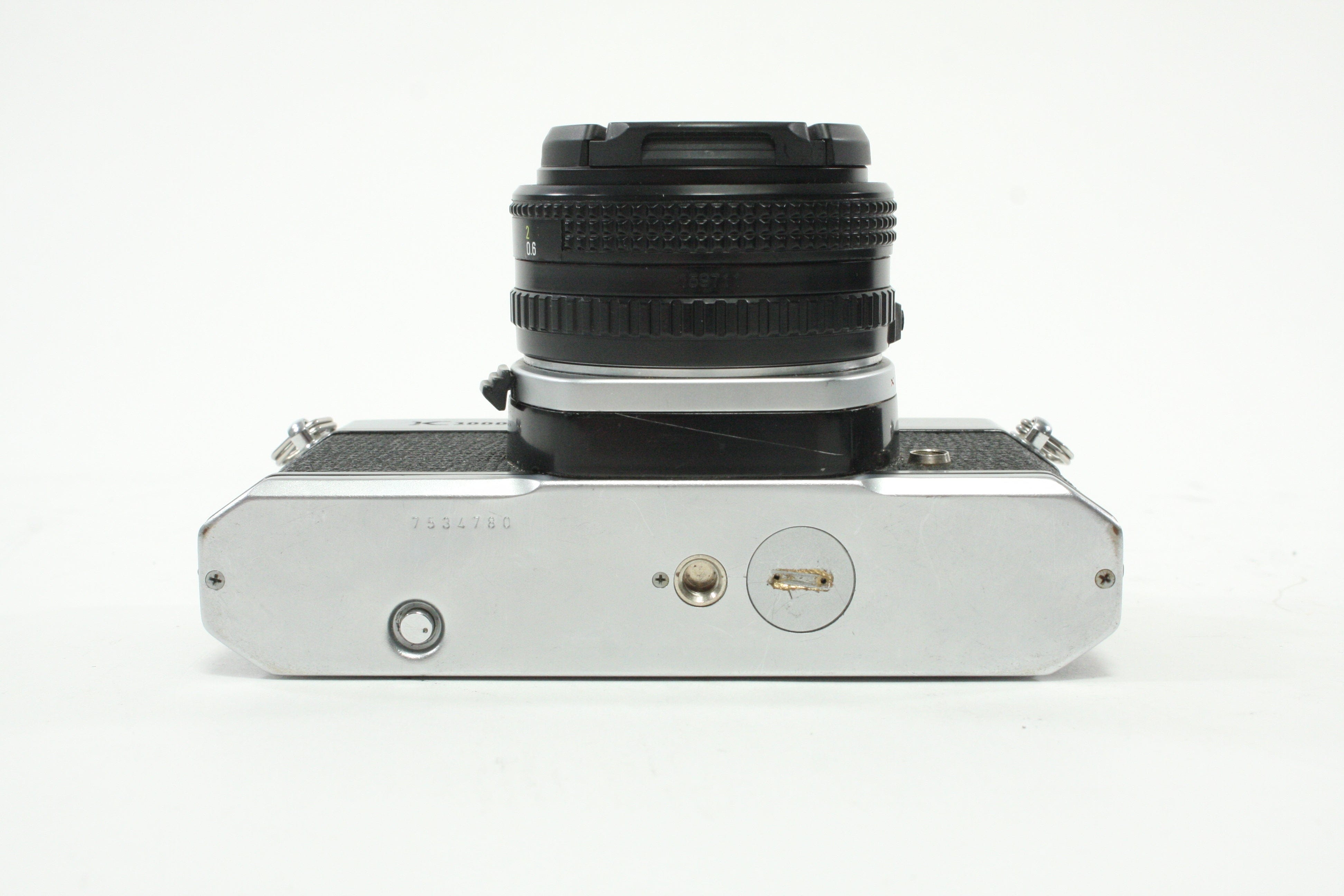 Pentax K1000 35mm SLR Camera with Rikenon 50mm f/2 Lens