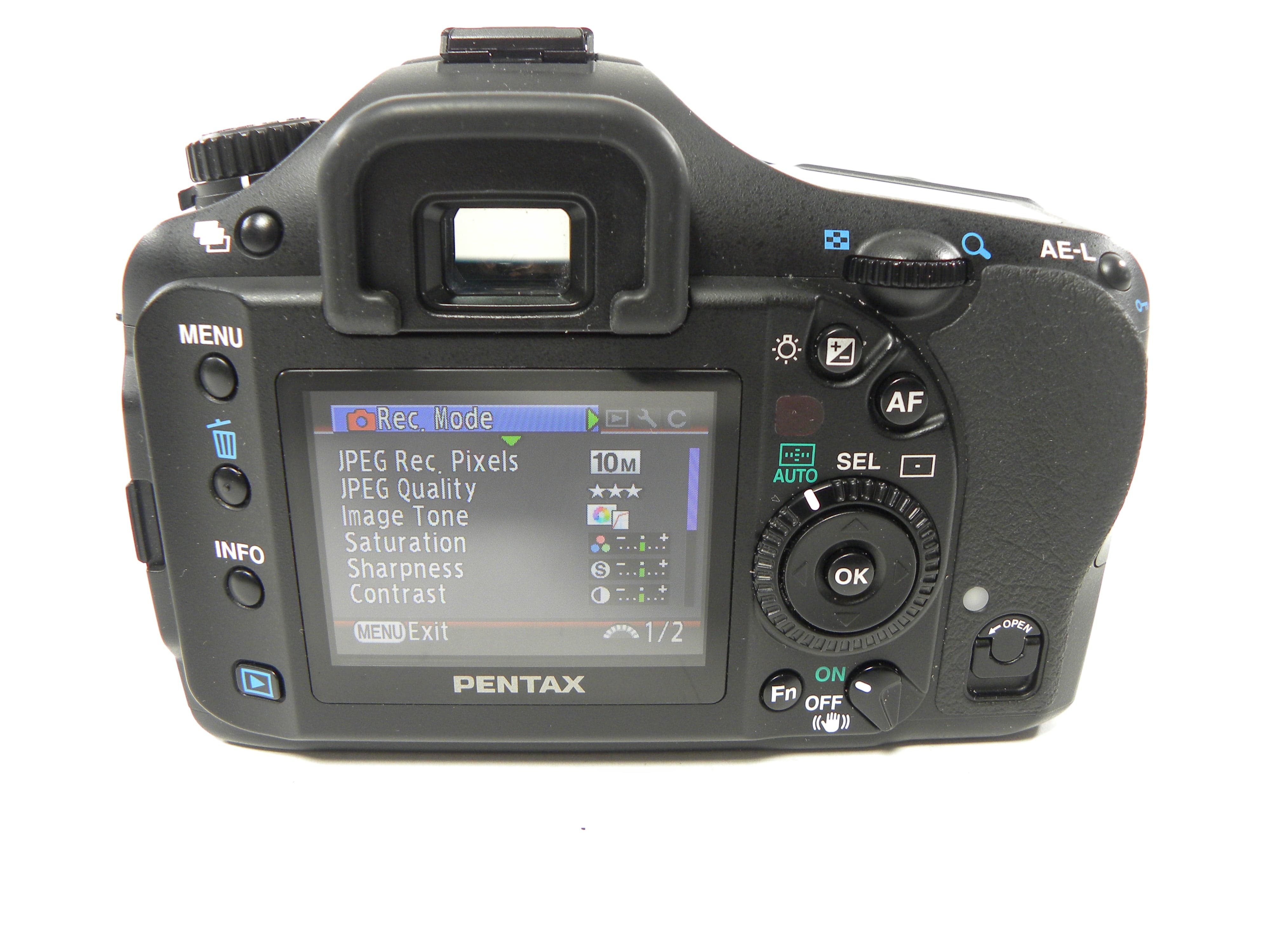 Pentax K10D 10.2mp Digital SLR Body Only Shutter Ct. 3,002